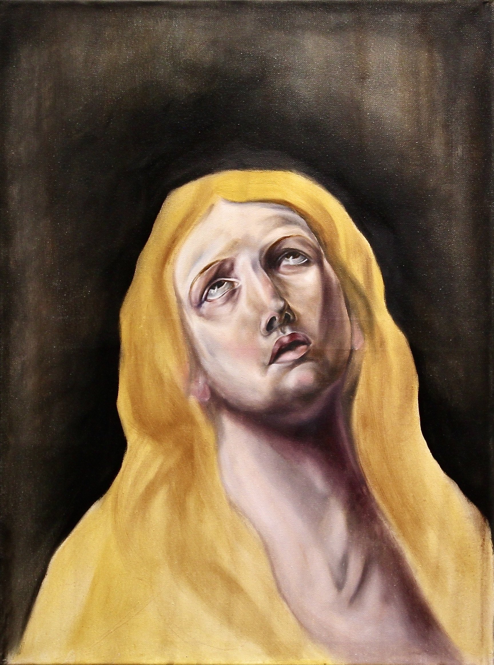 Seven Devils (2020) - oil on canvas - 18" x 24"