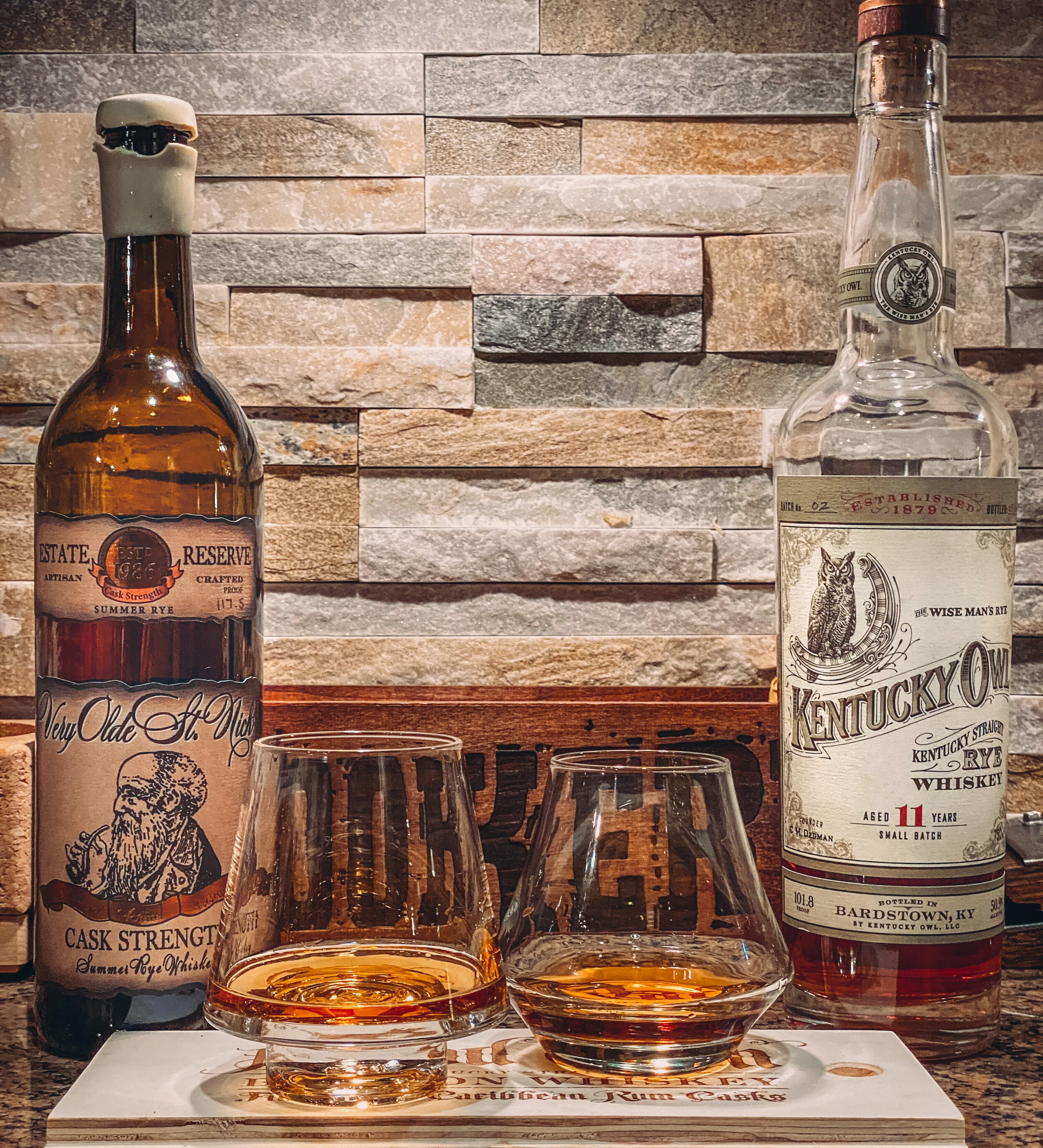 Kentucky Owl Rye Batch 2 Vs. Very Old St. Nick Summer Rye