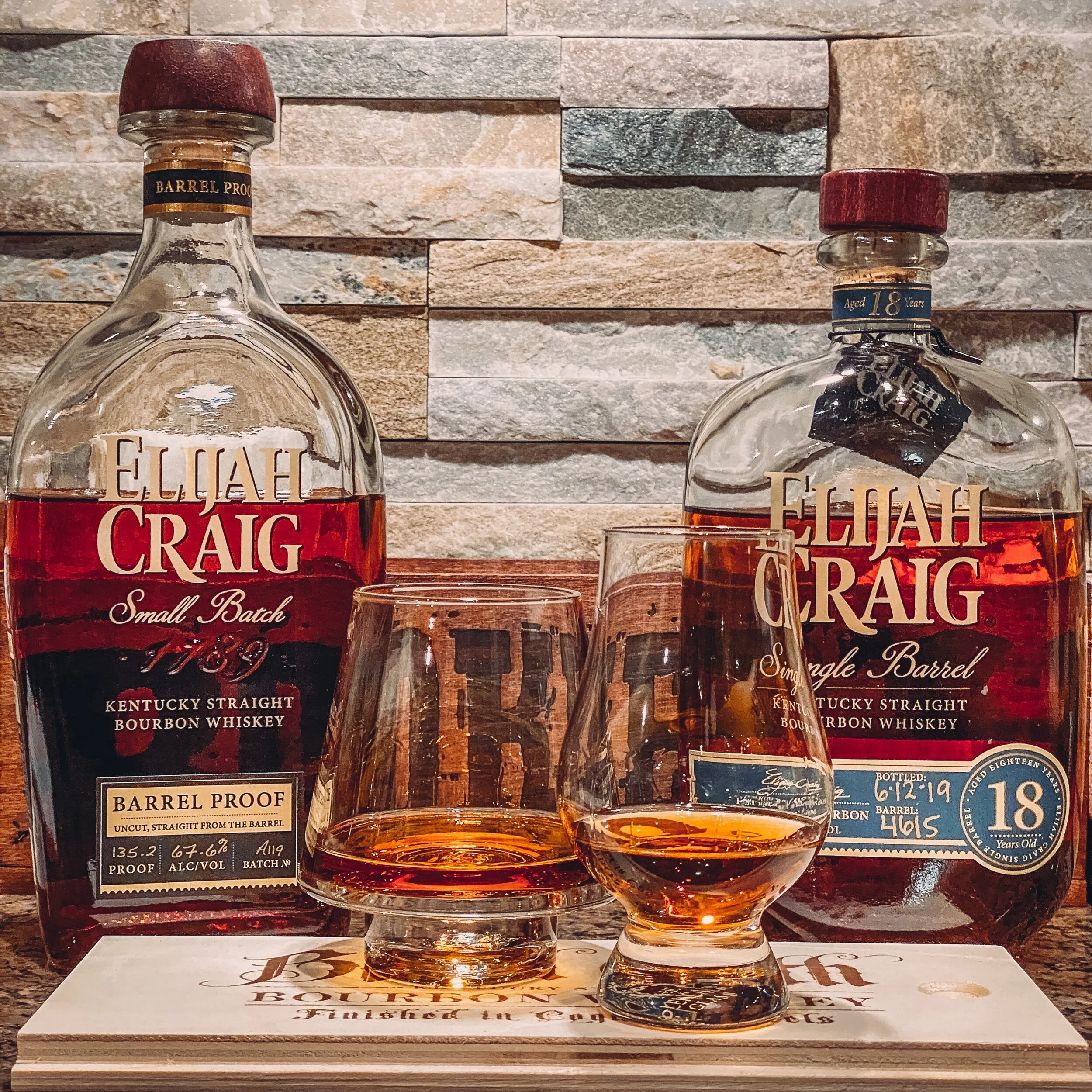 Elijah Craig 18yr Vs. Elijah Craig Barrel Proof (A119)