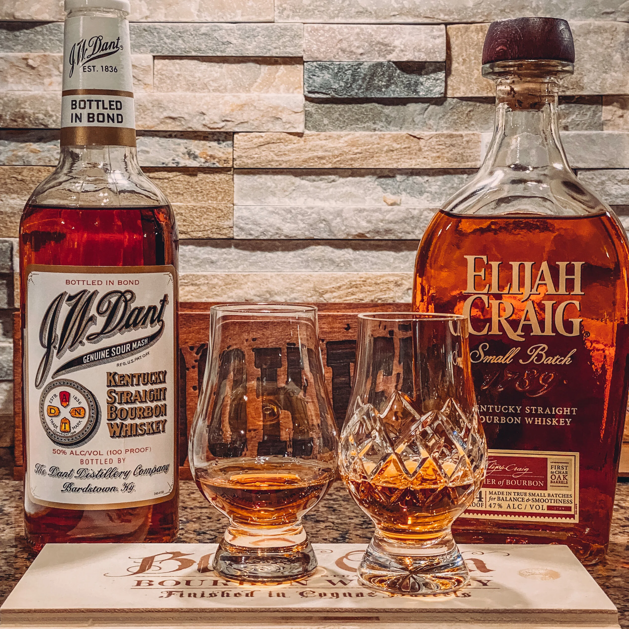JW Dant Bottled-in-Bond Vs. Elijah Craig Small Batch