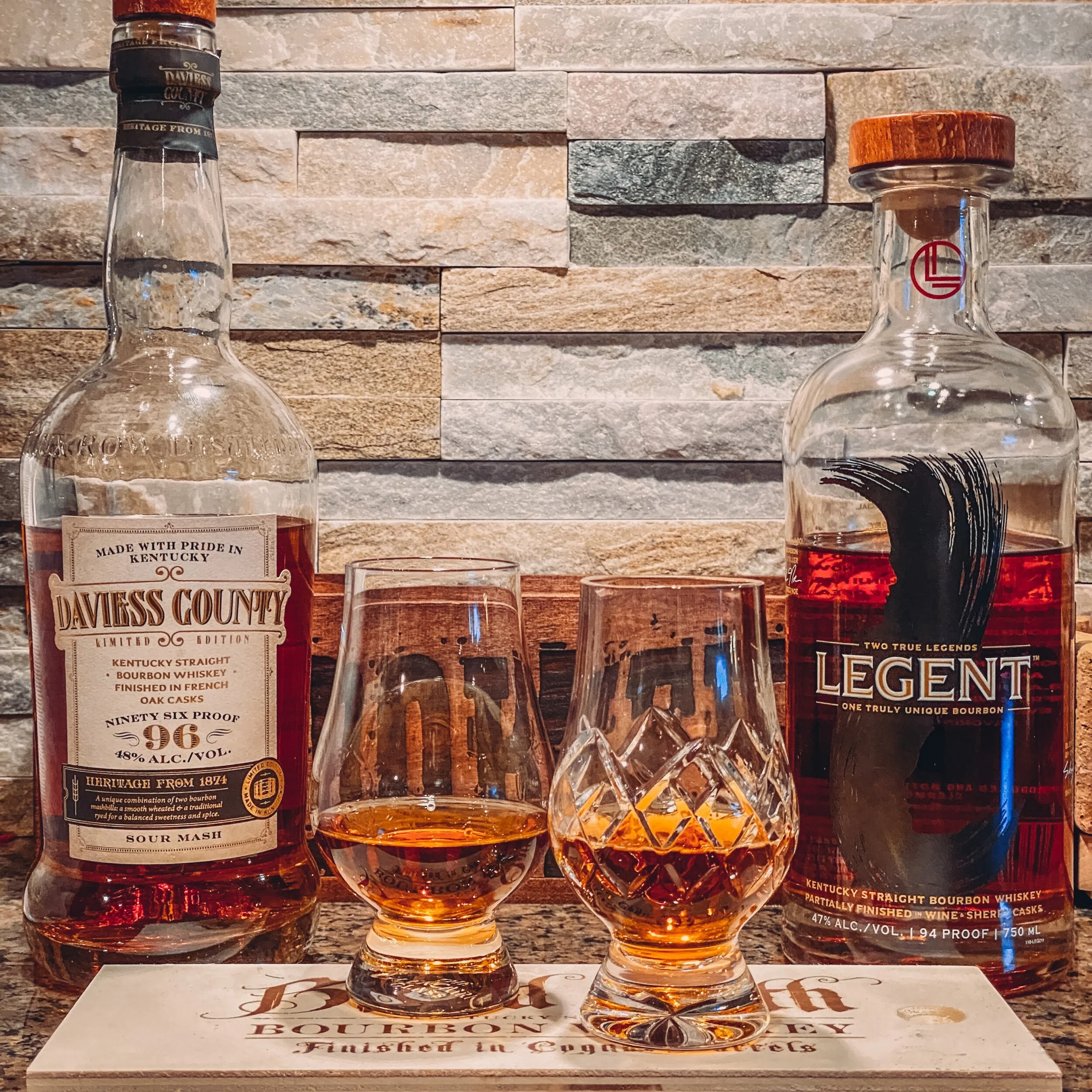 Legent Vs. Daviess County French Oak Finish