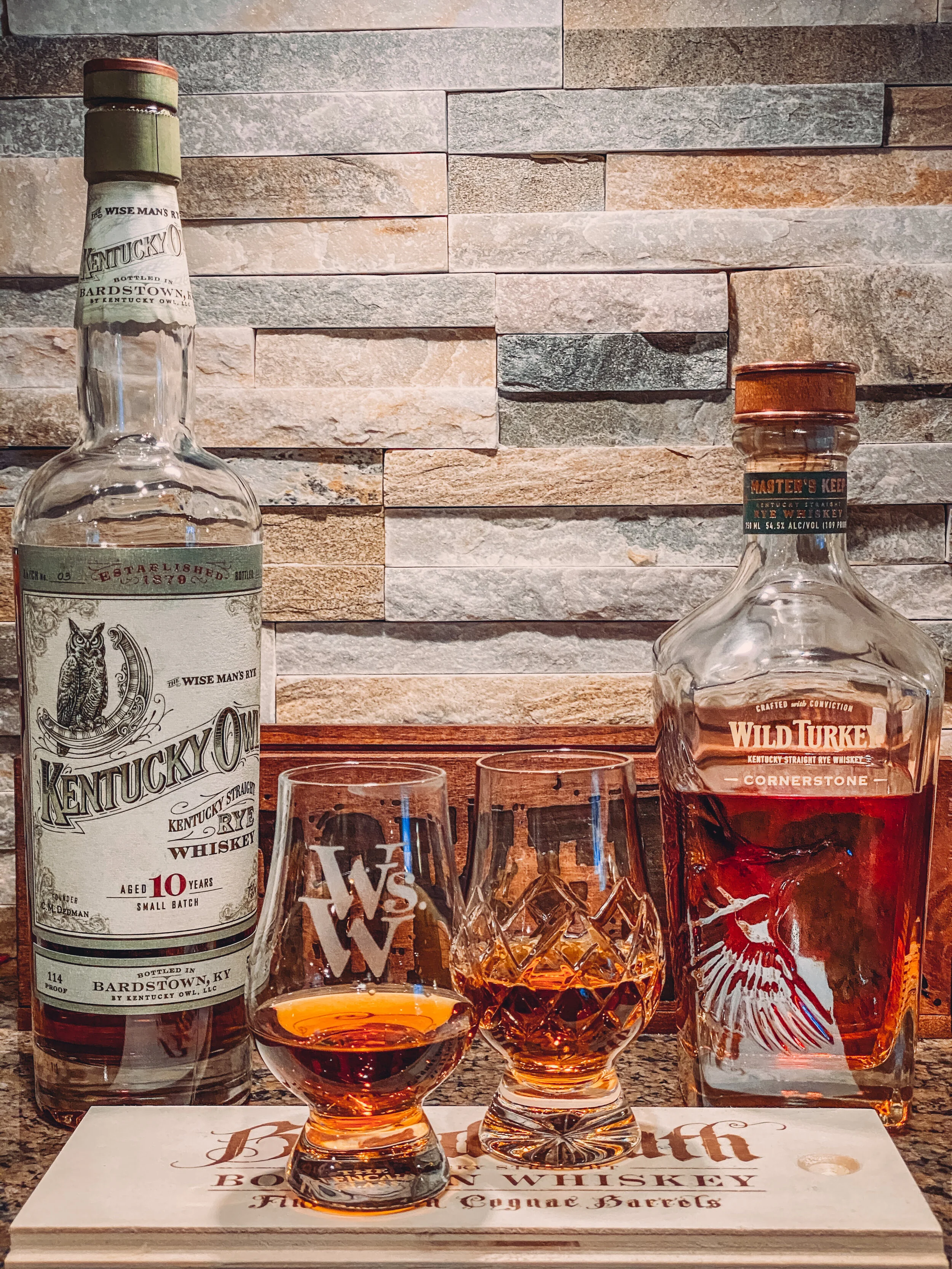 Kentucky Owl Rye Batch 3 Vs. Wild Turkey Master’s Keep Cornerstone Rye