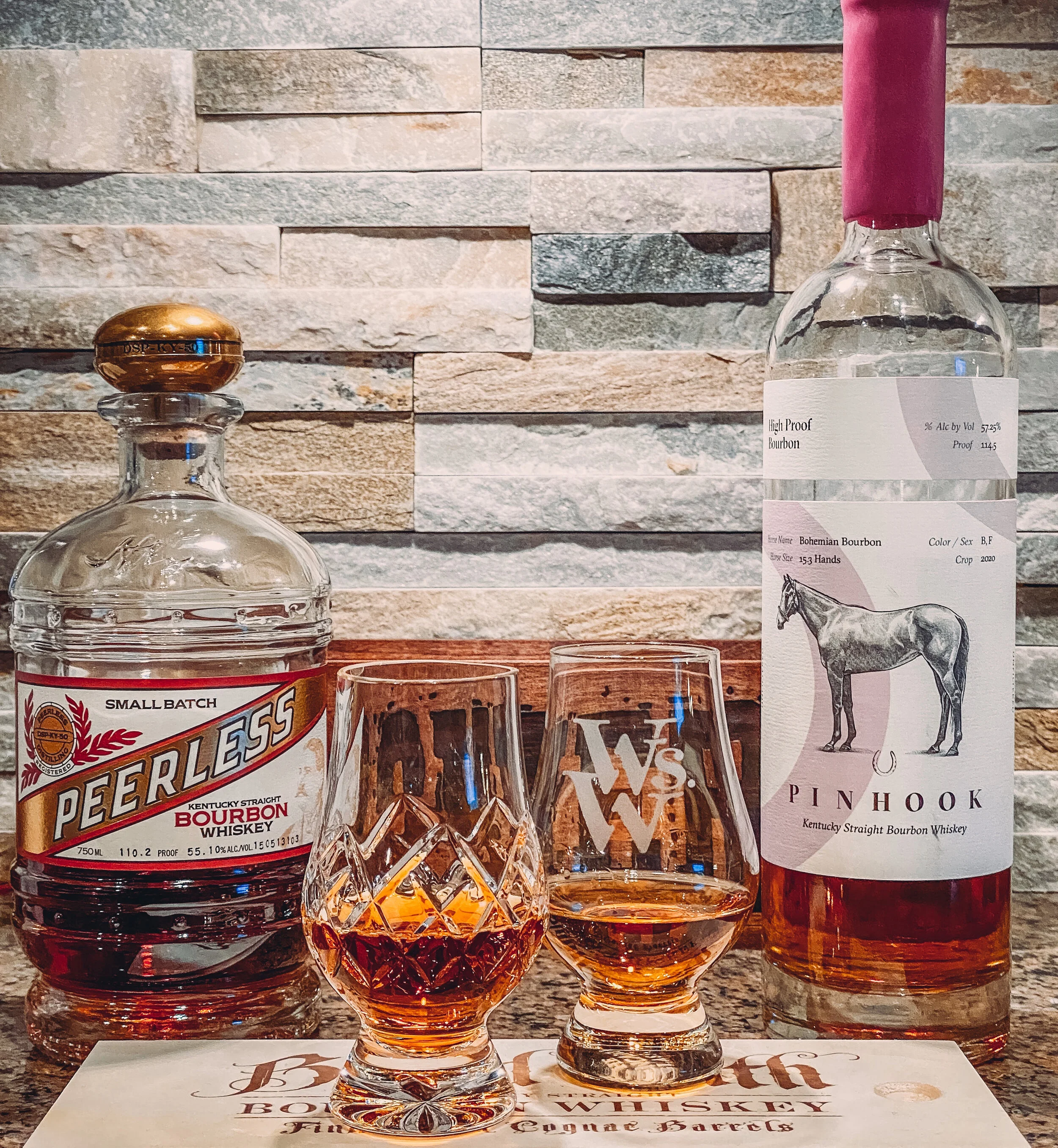 Pinhook Bohemian Bourbon Vs. Peerless Bourbon