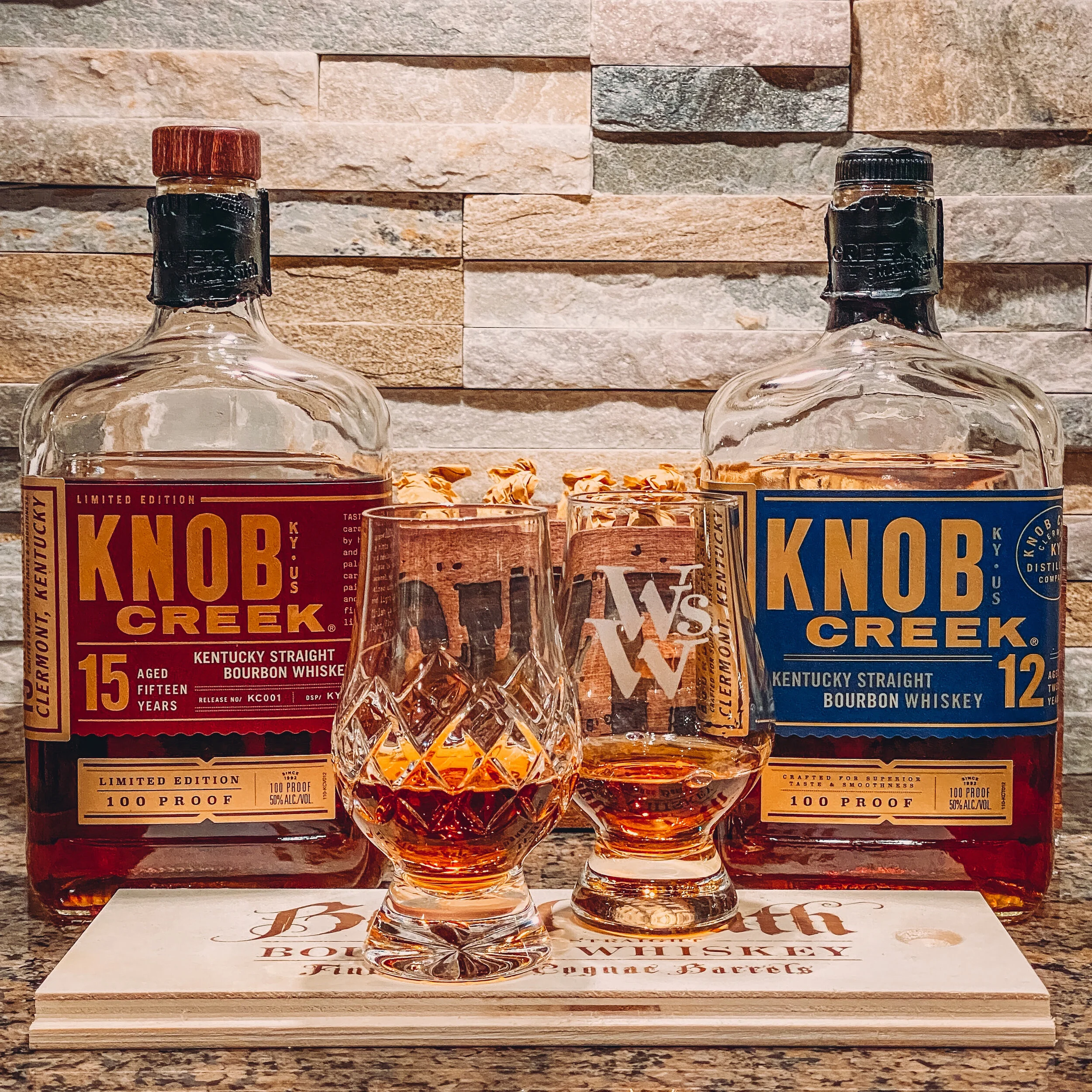 Knob Creek 15yr Vs. Knob Creek 12yr (Bonus: 14.5yr store pick)