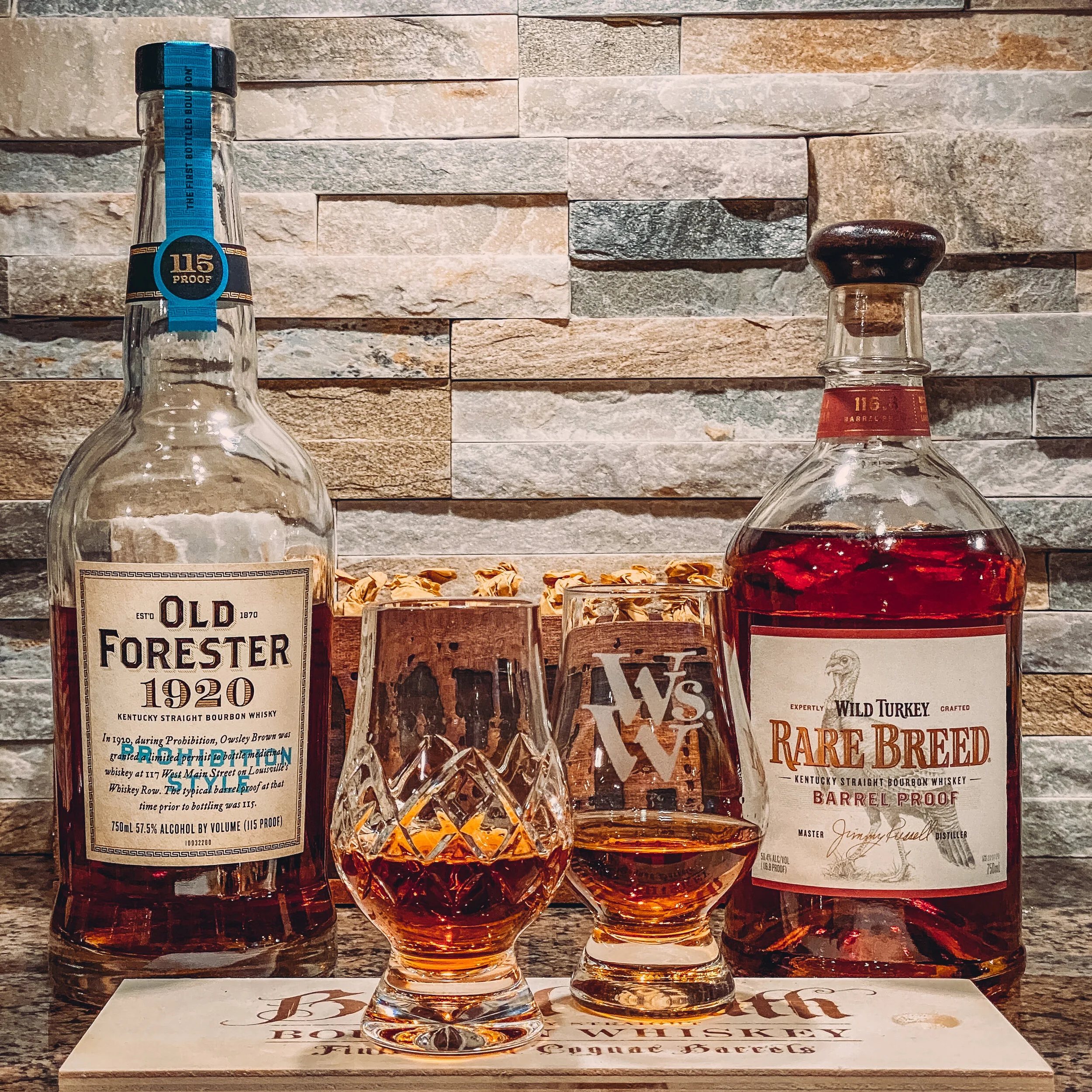 Old Forester 1920 Vs. Wild Turkey Rare Breed