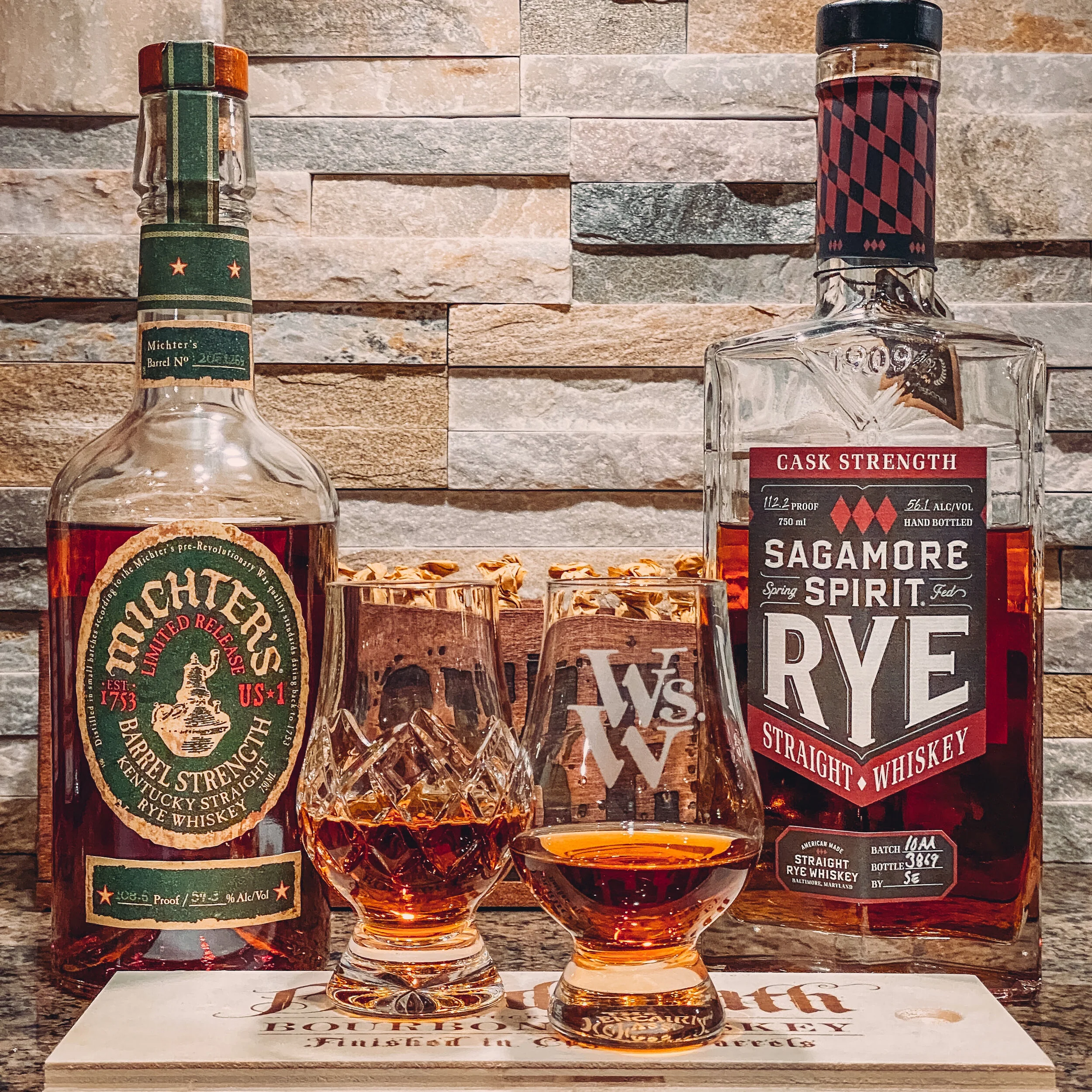 Michter’s Barrel Strength Rye Vs. Sagamore Cask Strength Rye