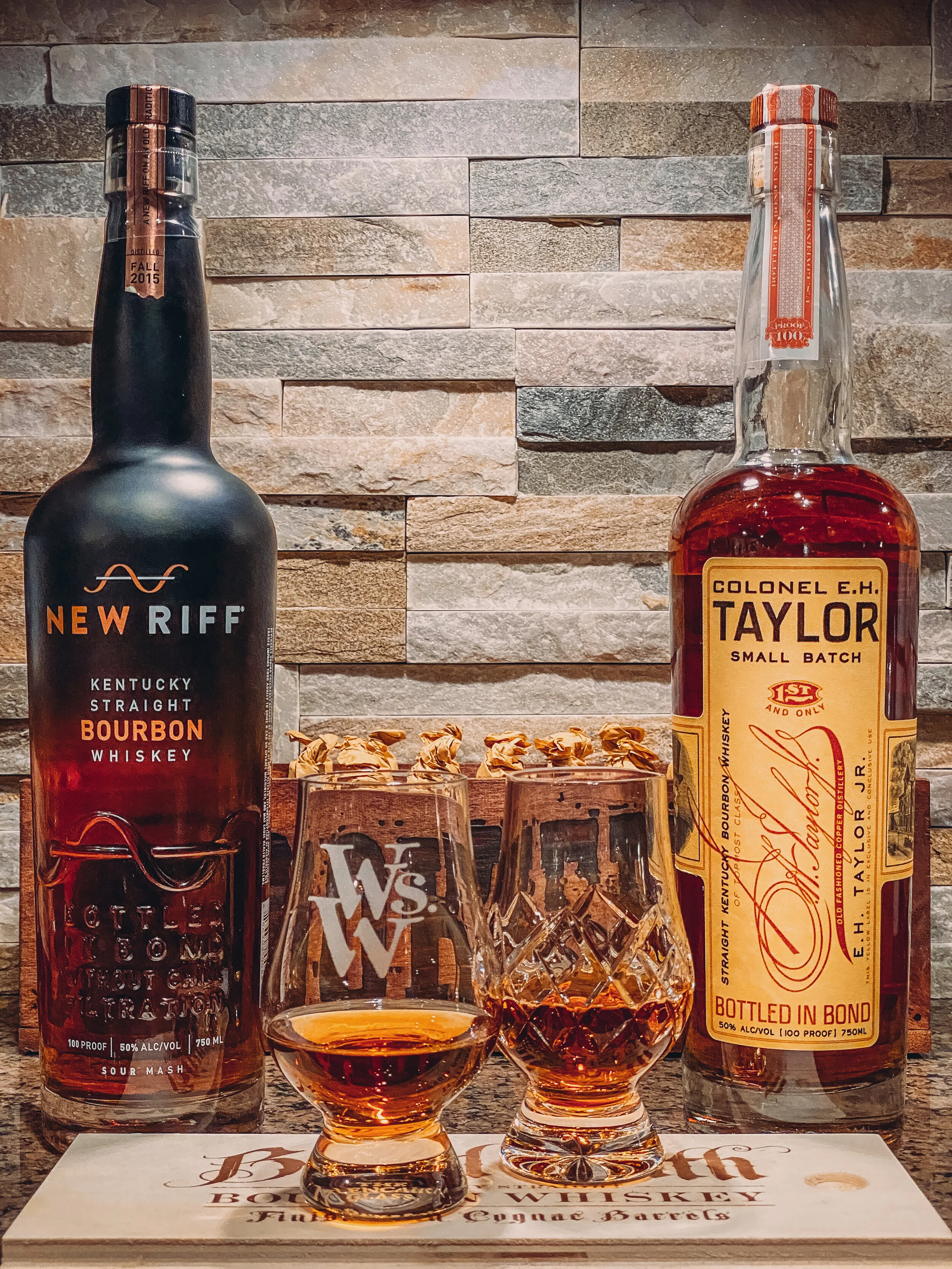 E.H. Taylor Small Batch Vs. New Riff Small Batch