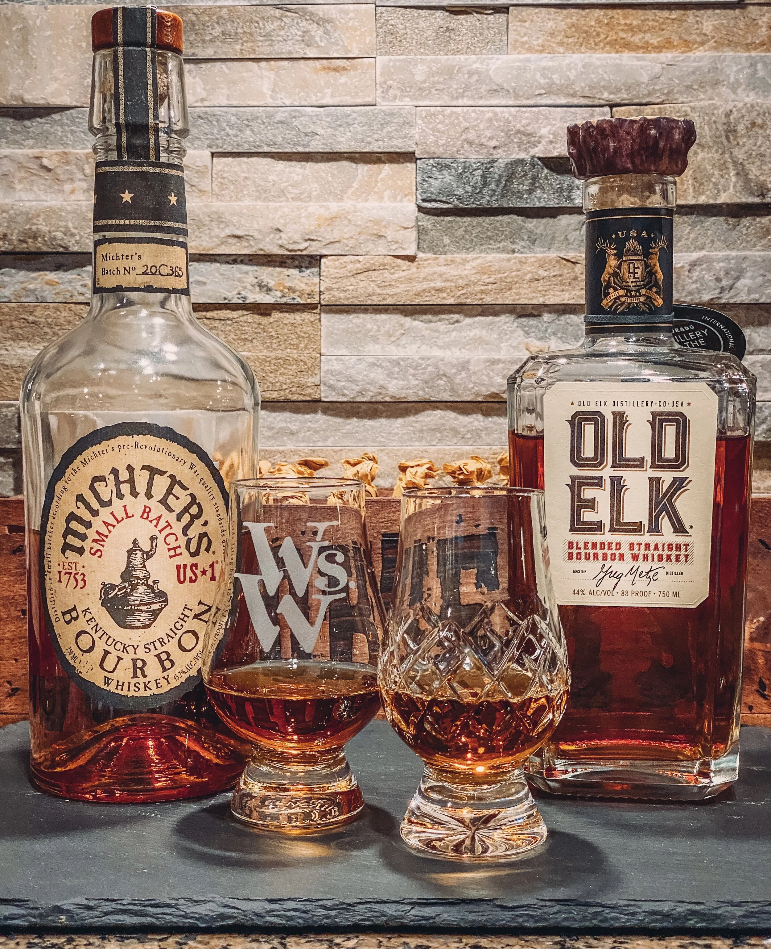 Michter’s Small Batch US1 Bourbon Vs. Old Elk Blended Bourbon