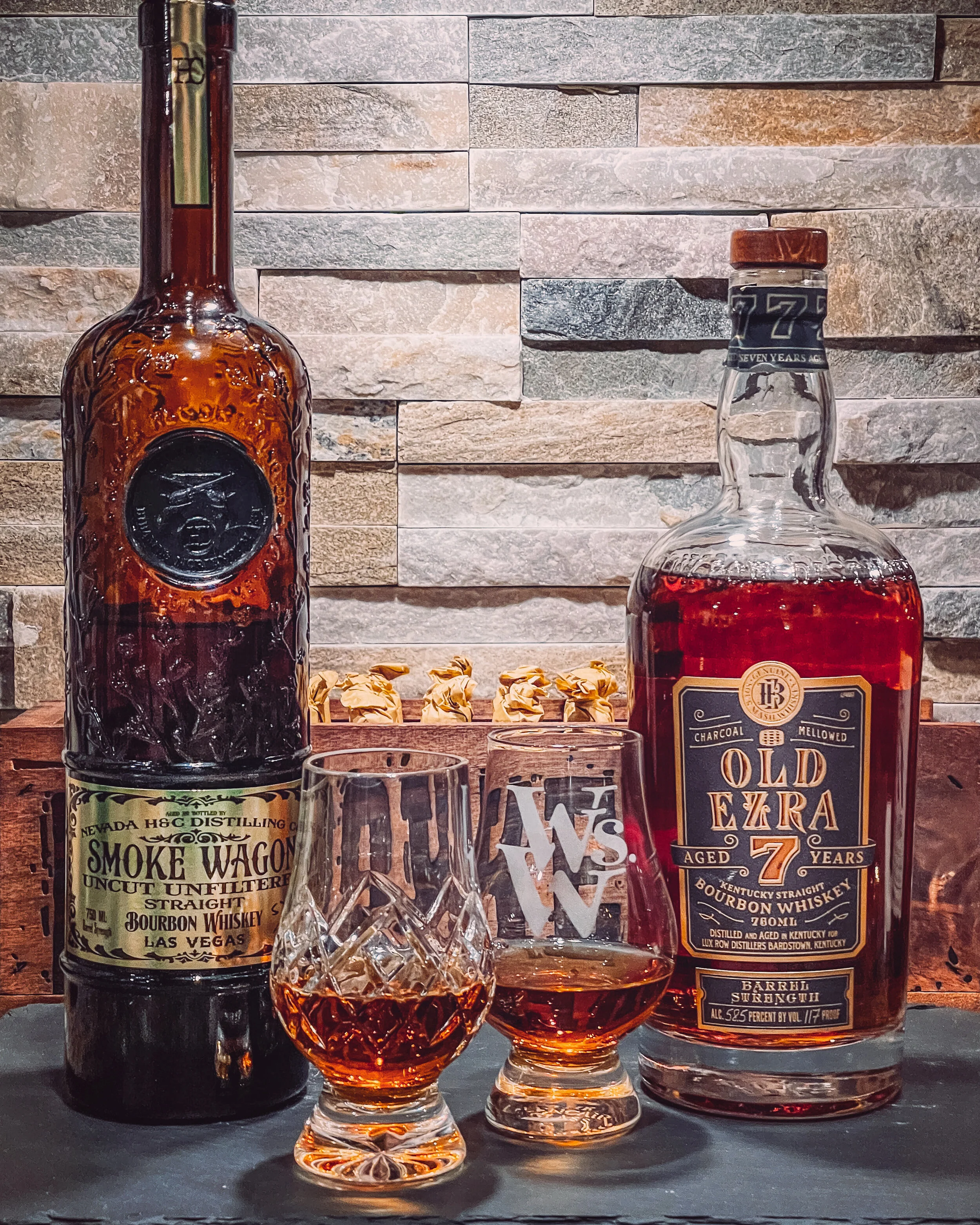 Smoke Wagon Uncut Unfiltered Vs. Old Ezra 7yr Barrel Proof