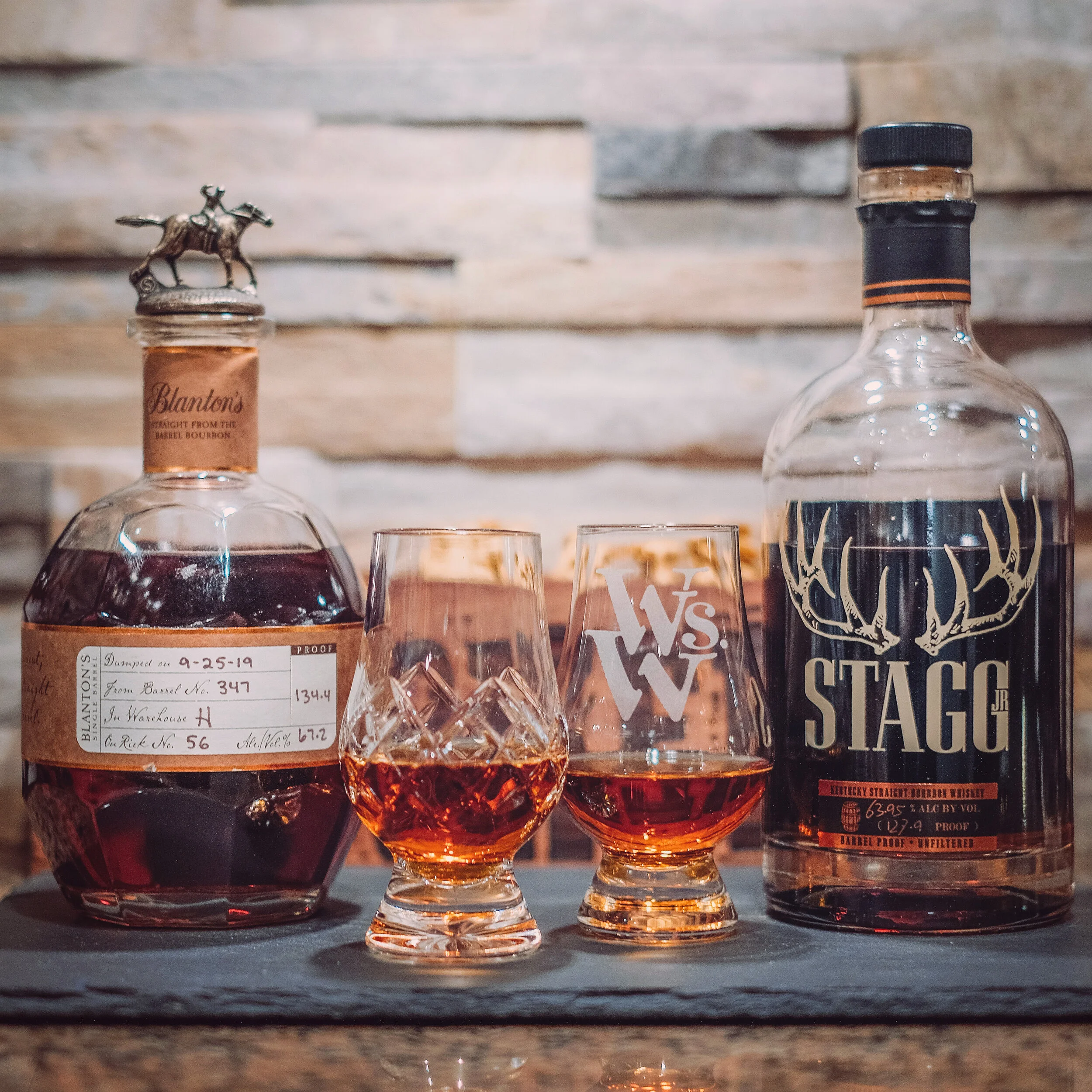 Blanton’s Straight From the Barrel Vs. Stagg Jr.