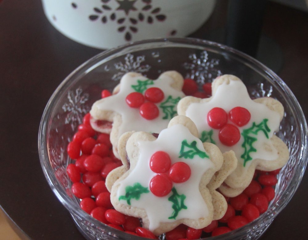 holly cookies done.JPG