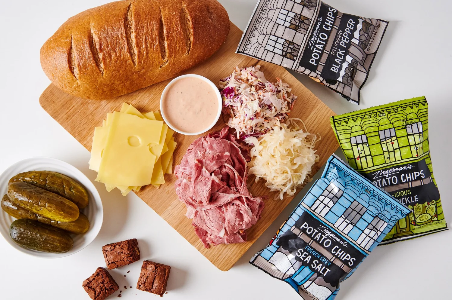 Michigan Local Gift Guide — Corned Beef Reuben Sandwich Kit