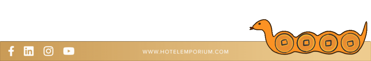Hotel Emporium - Chinese New Year Header GIF. Procreate Animation & Illustration.