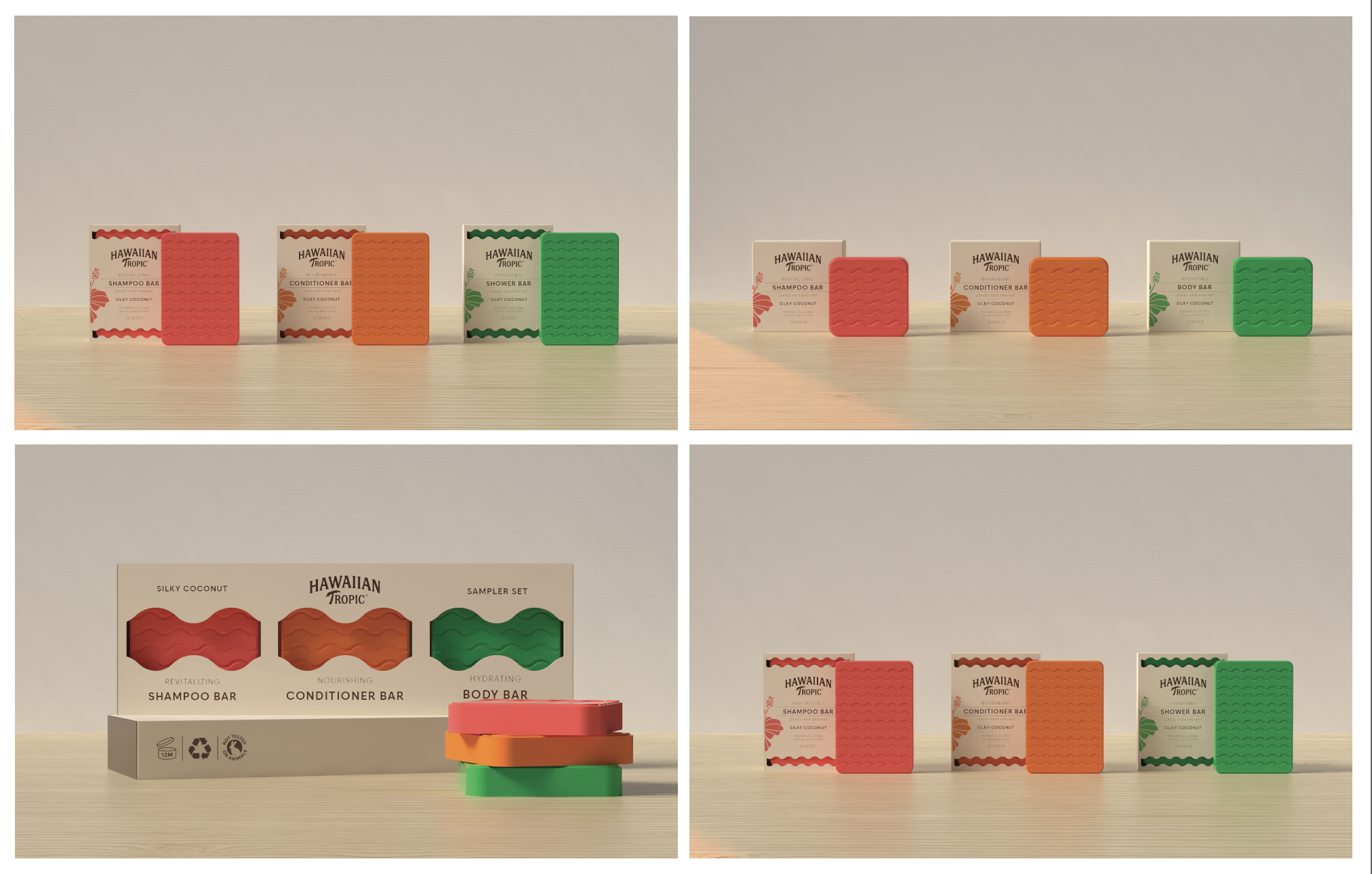 Hawaiian Tropic, Solid Bars Design Options,  Adobe Dimensions