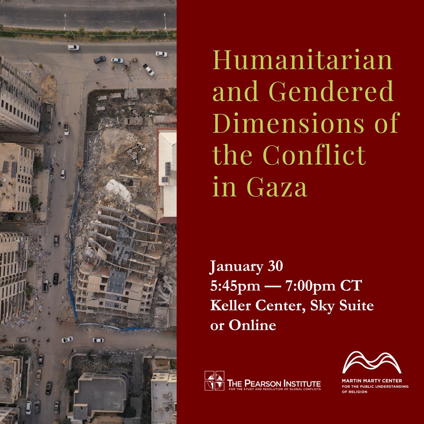 How do war and conflict give rise to sexual and gender-based violence? The @pearsoninst and @martinmartycenter are joining hands this Tuesday, Jan 30th, to host an urgent conversation focusing on the humanitarian and gendered dimensions of the confli