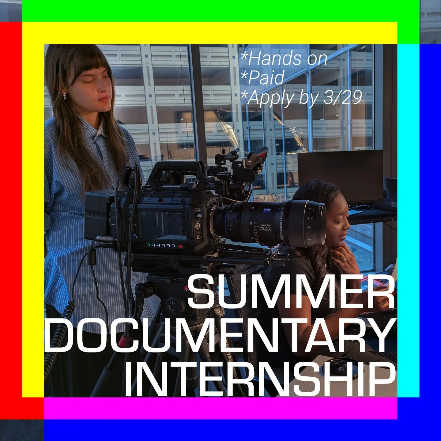 We are hiring for a paid 10-week summer internship. Applications must be received by March 29, 2026 to be considered. Find out more and apply at the link-in-bio.