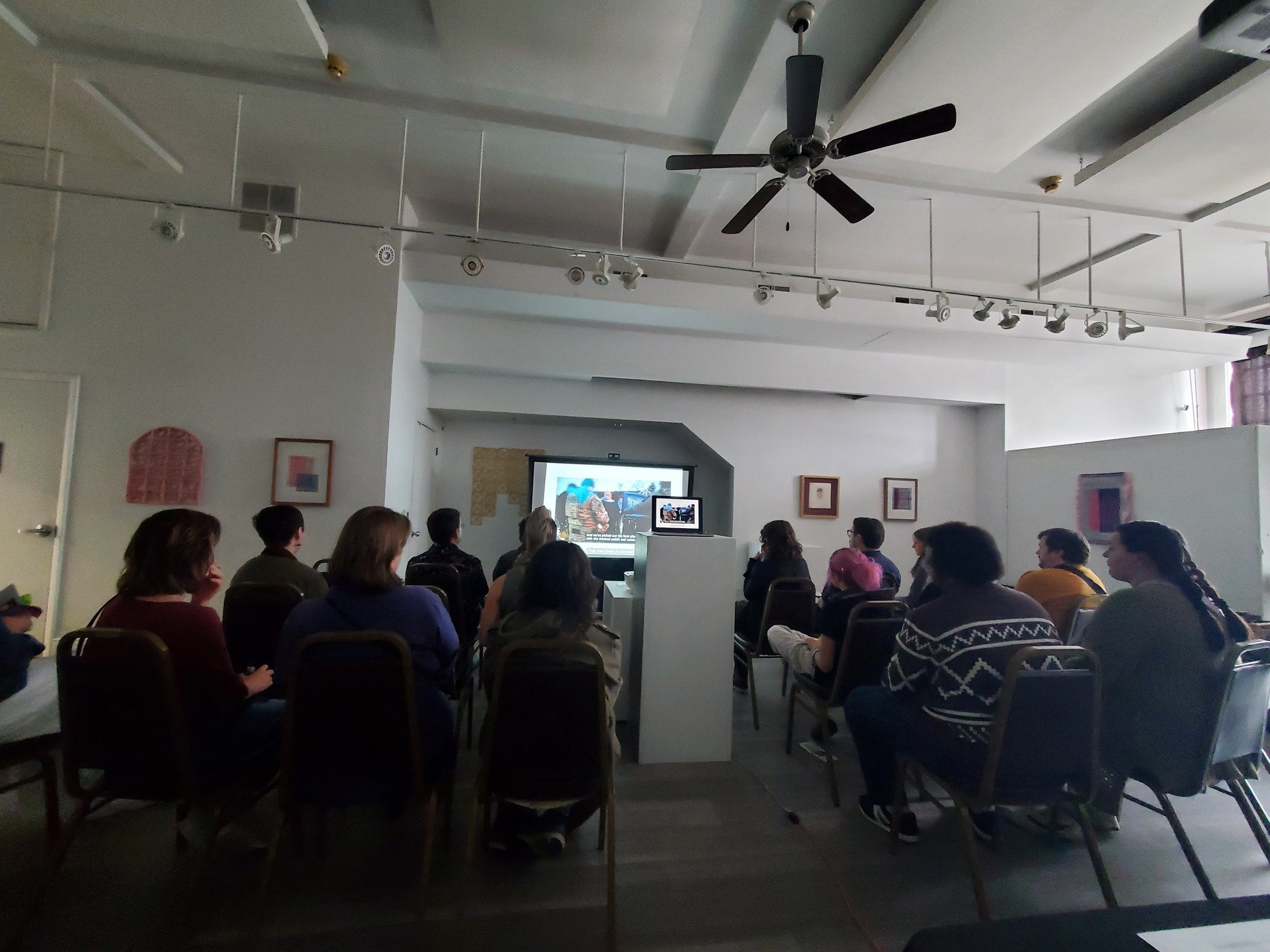 Shouldering Sanctuary, our doc about Chicago&rsquo;s 2025 Battle with ICE, has been on the road from Maryland to Colorado, screening at bookstores, churches, colleges and community centers, a new cut every time.

Sunday May 3 2026 12:30p we&rsquo;re 
