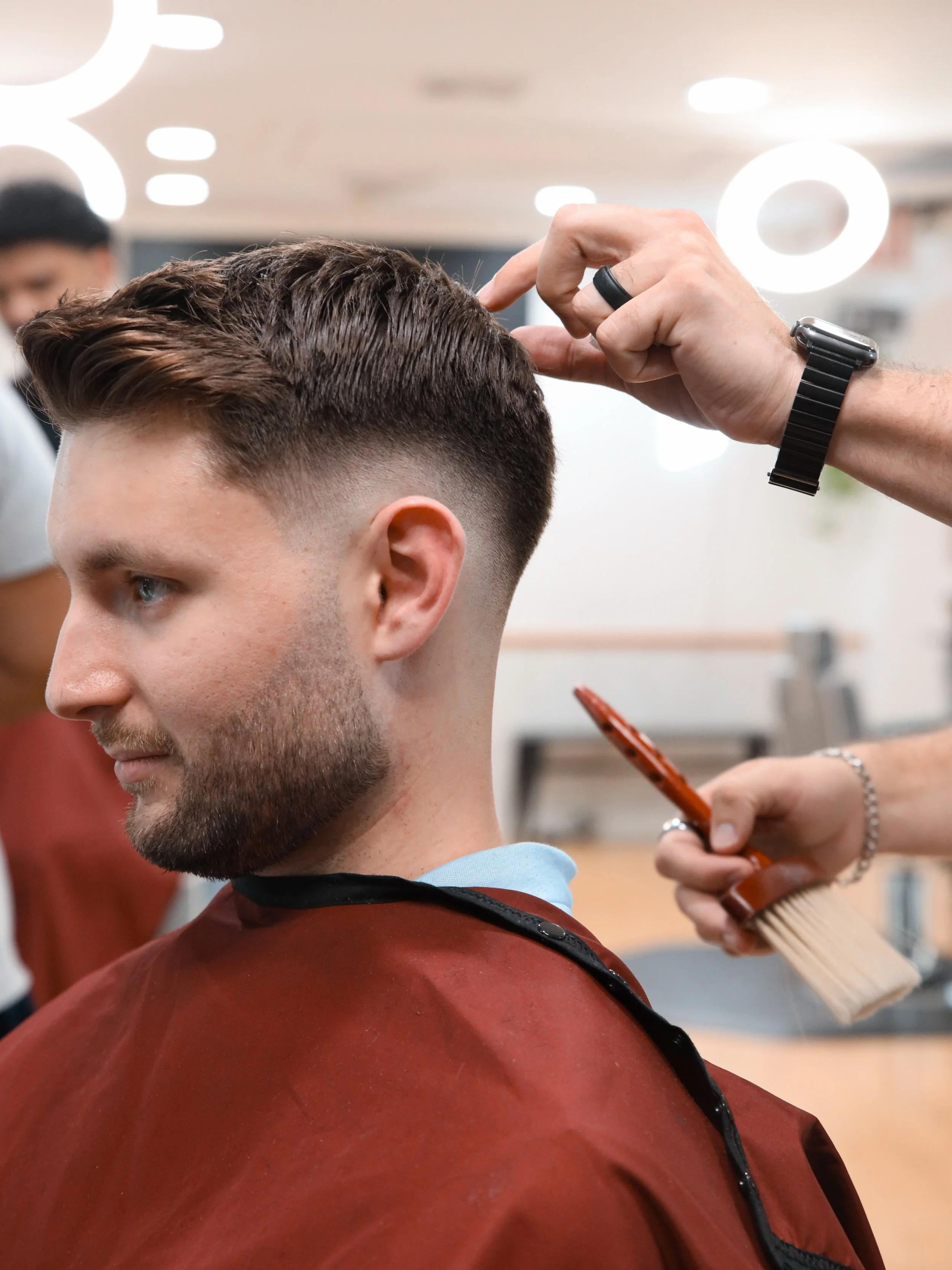 A great haircut should still look good when you style it yourself.

That&rsquo;s why we focus on more than just the fade. The shape, weight, texture, and how the hair naturally moves all matter.

The goal is a haircut that looks sharp when you leave 