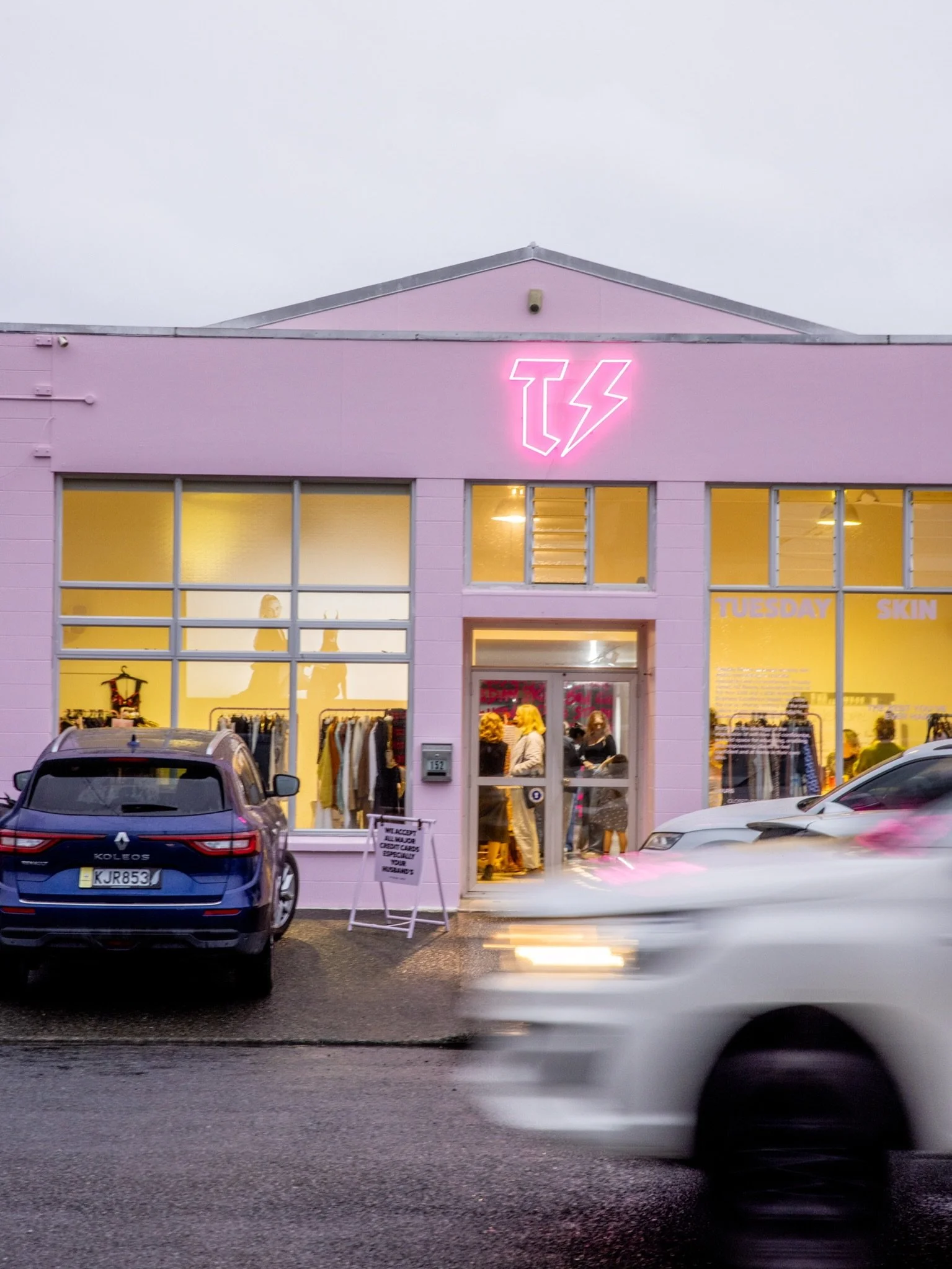 Some highlights from our last designer wardrobe popup to remind you that our next market is next Friday in our Whangārei studio. Cool girls selling cool things - designer clothes, street wear, shoes and more.  Drinks, beats and clothing racks provide