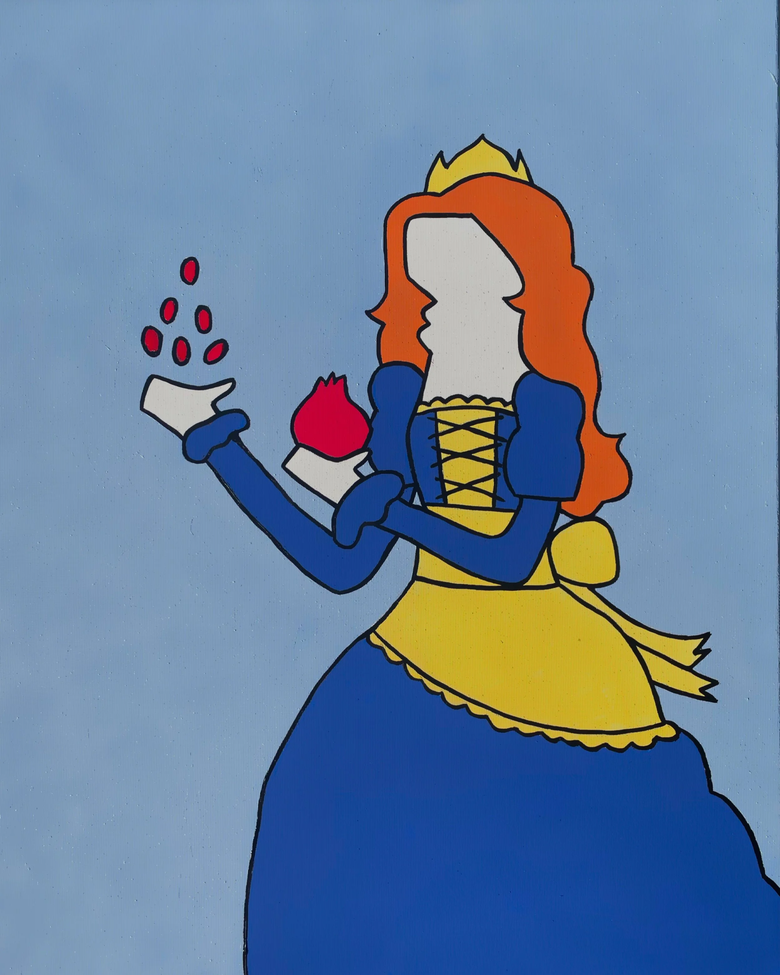 "Persephone" 16x20 inches, acrylic on canvas