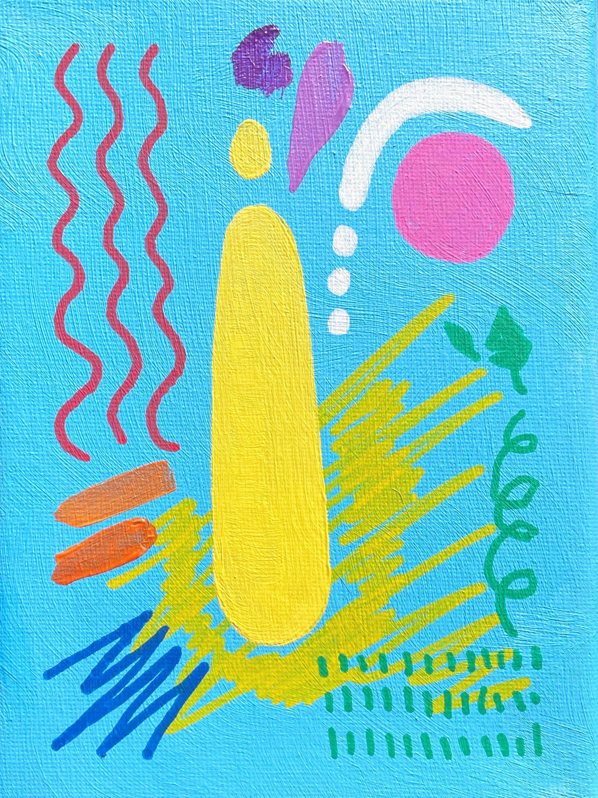 "Small Steps" 5x7 inches, acrylic on canvas