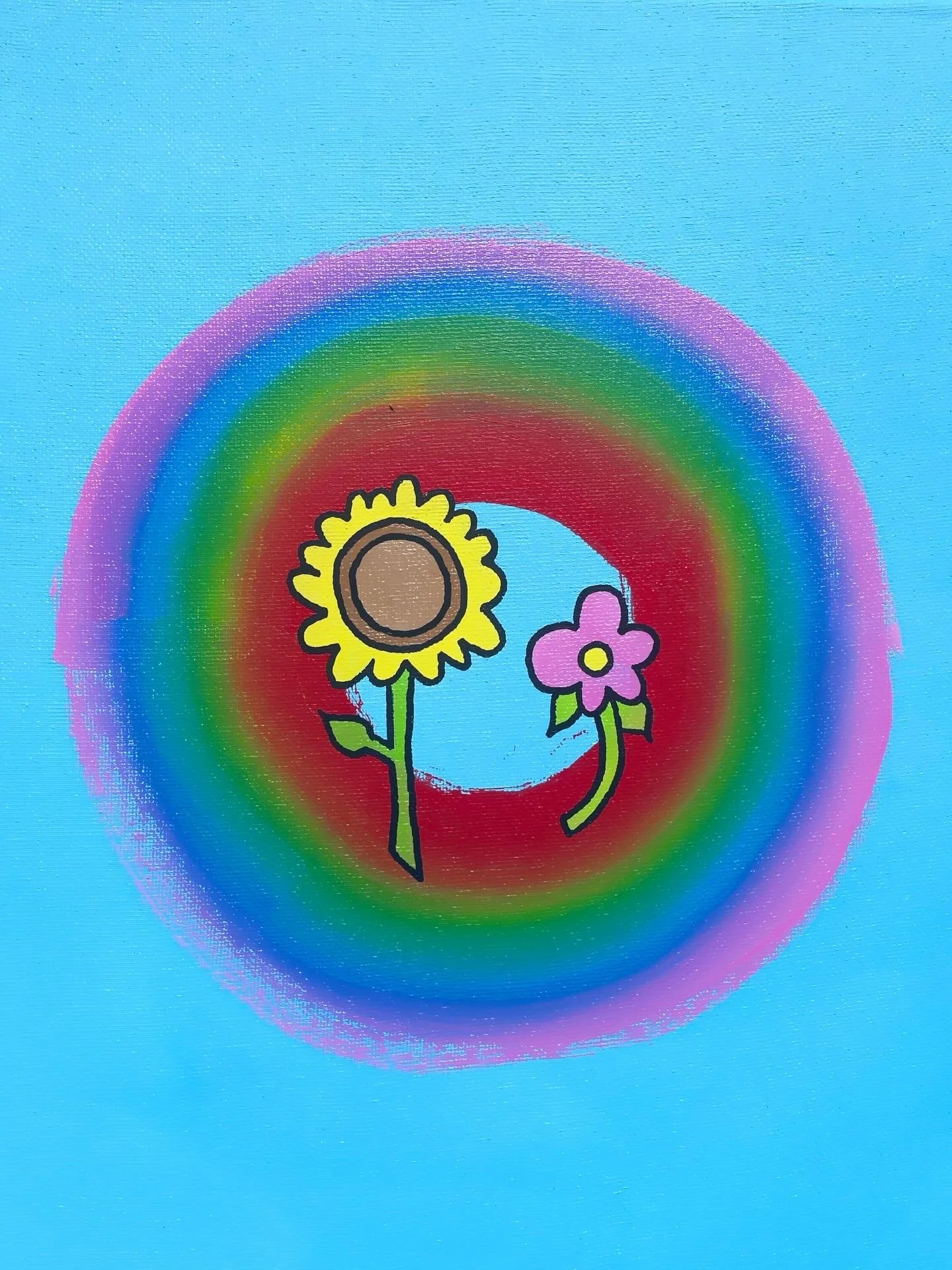 "Love Portal" 11x14 inches, acrylic on canvas