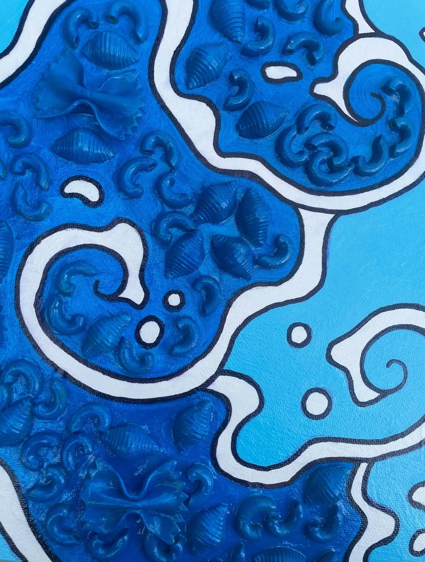 "Macaroni Waves" (details)