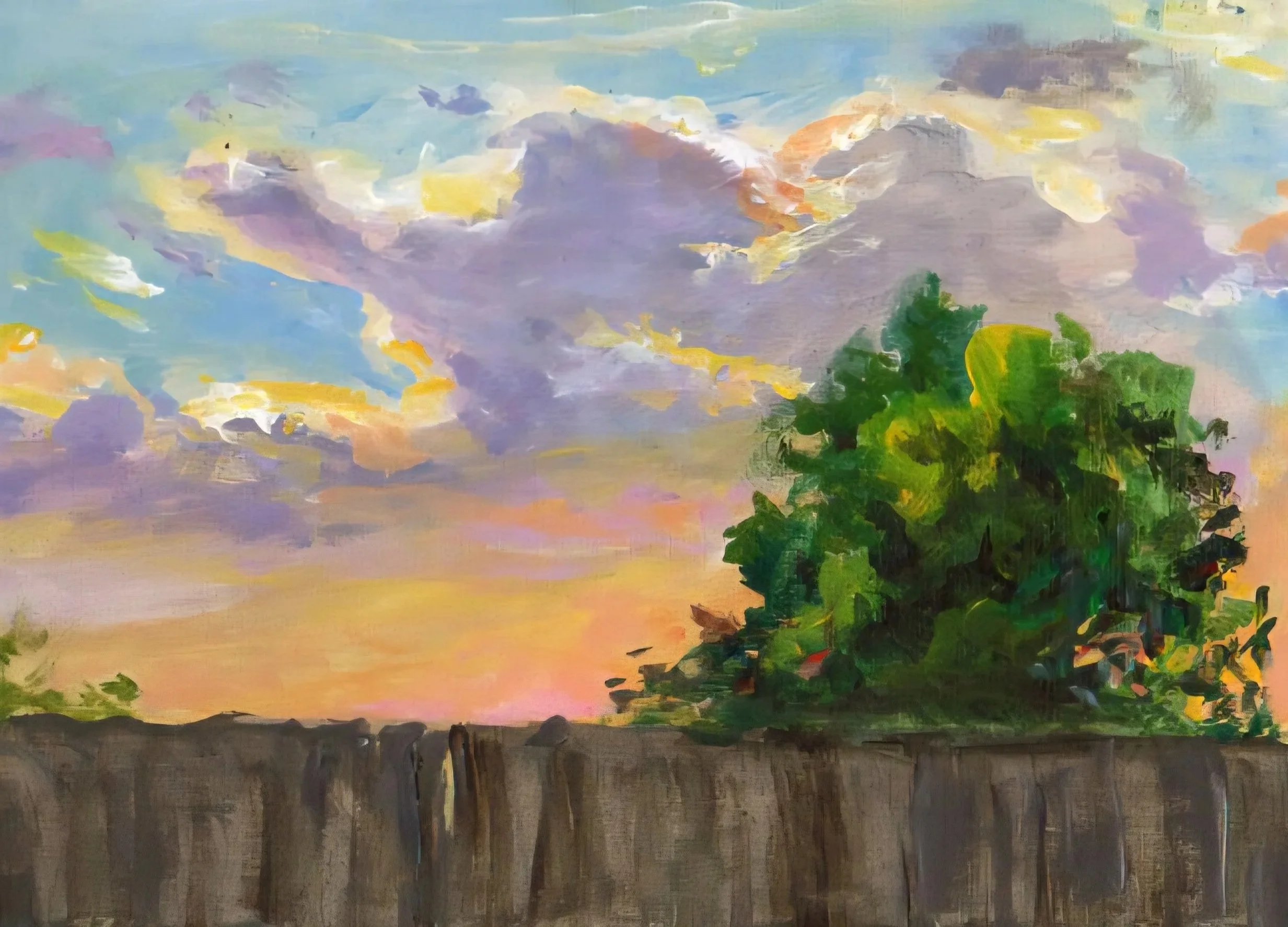 backyard sunset 2