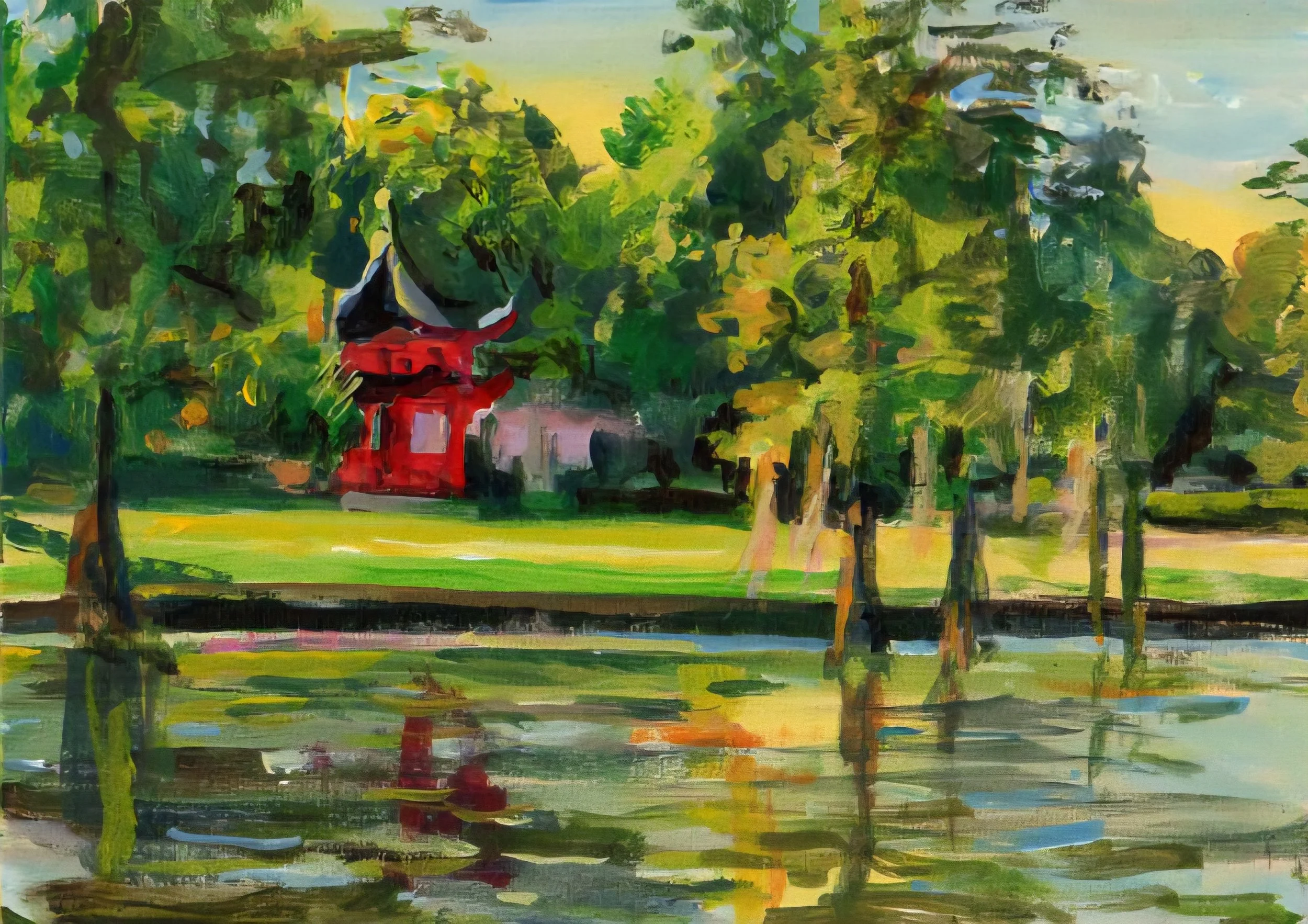 Lake Eola pagoda