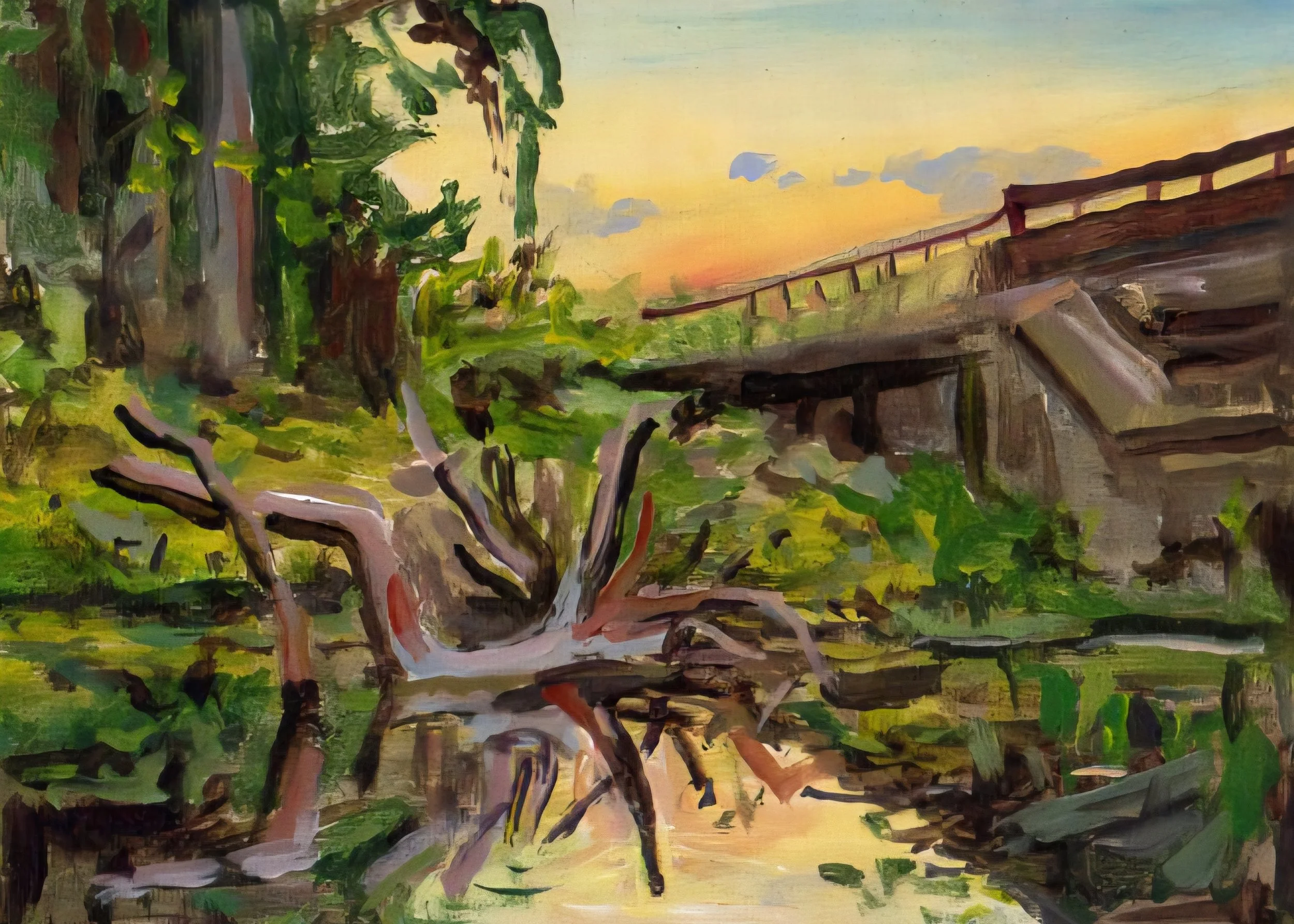 off the path