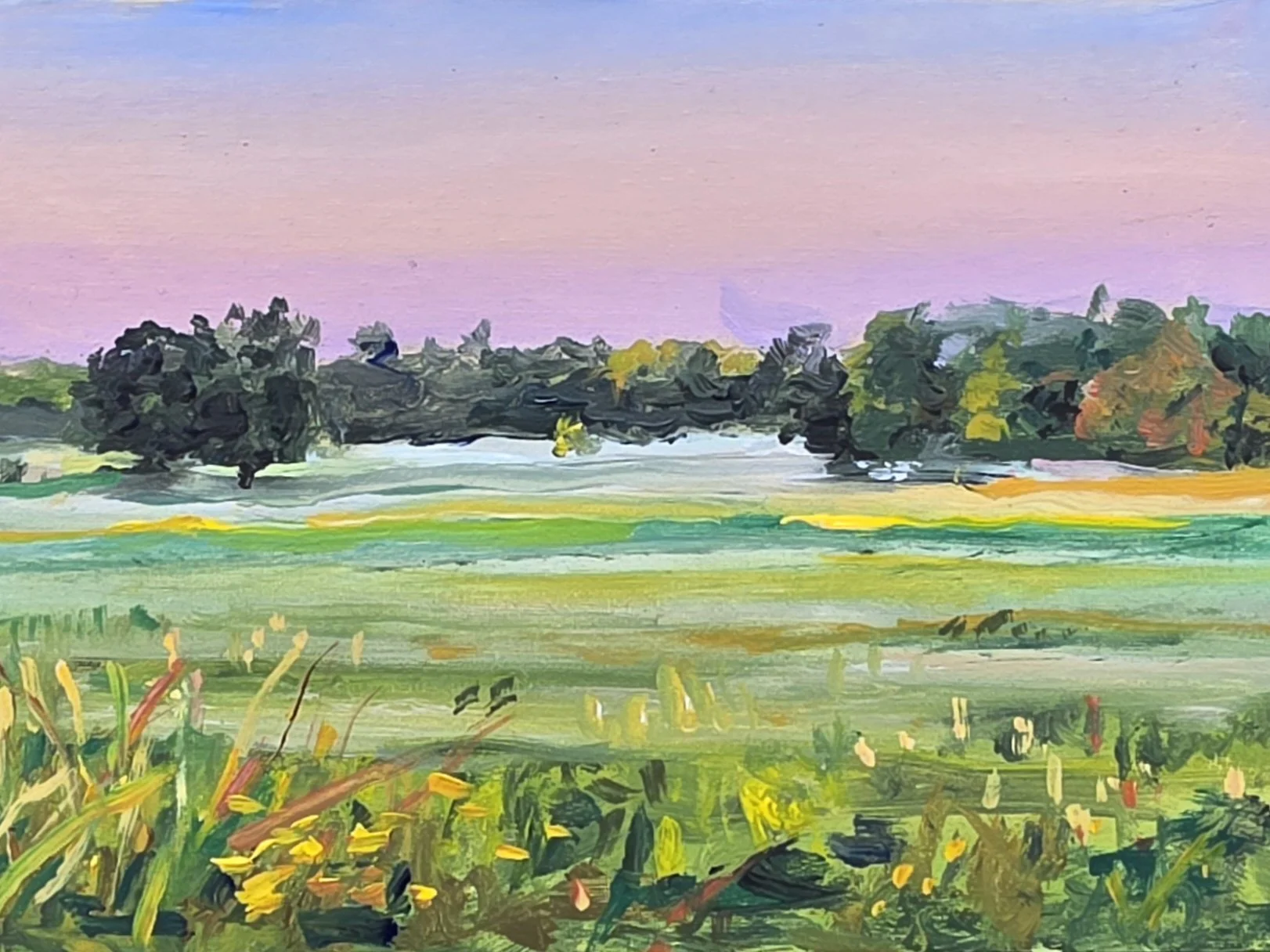 Krugerville  in the mist