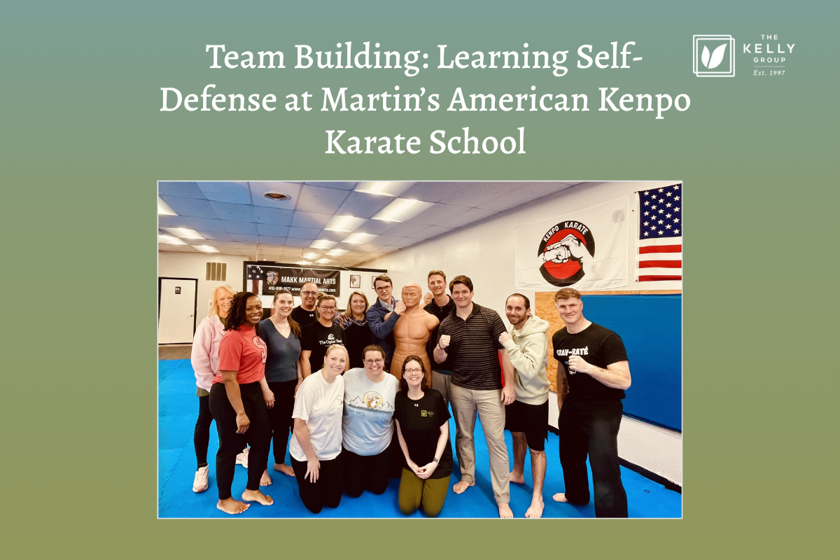 The Kelly Group Team Learns Self-Defense at Martin’s American Kenpo Karate School