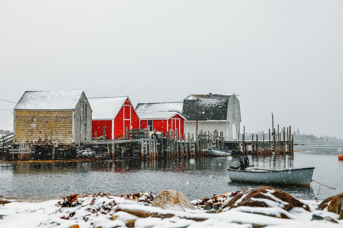 Blue Rocks, NS
&bull; Last of the Rocks in snow ❄️