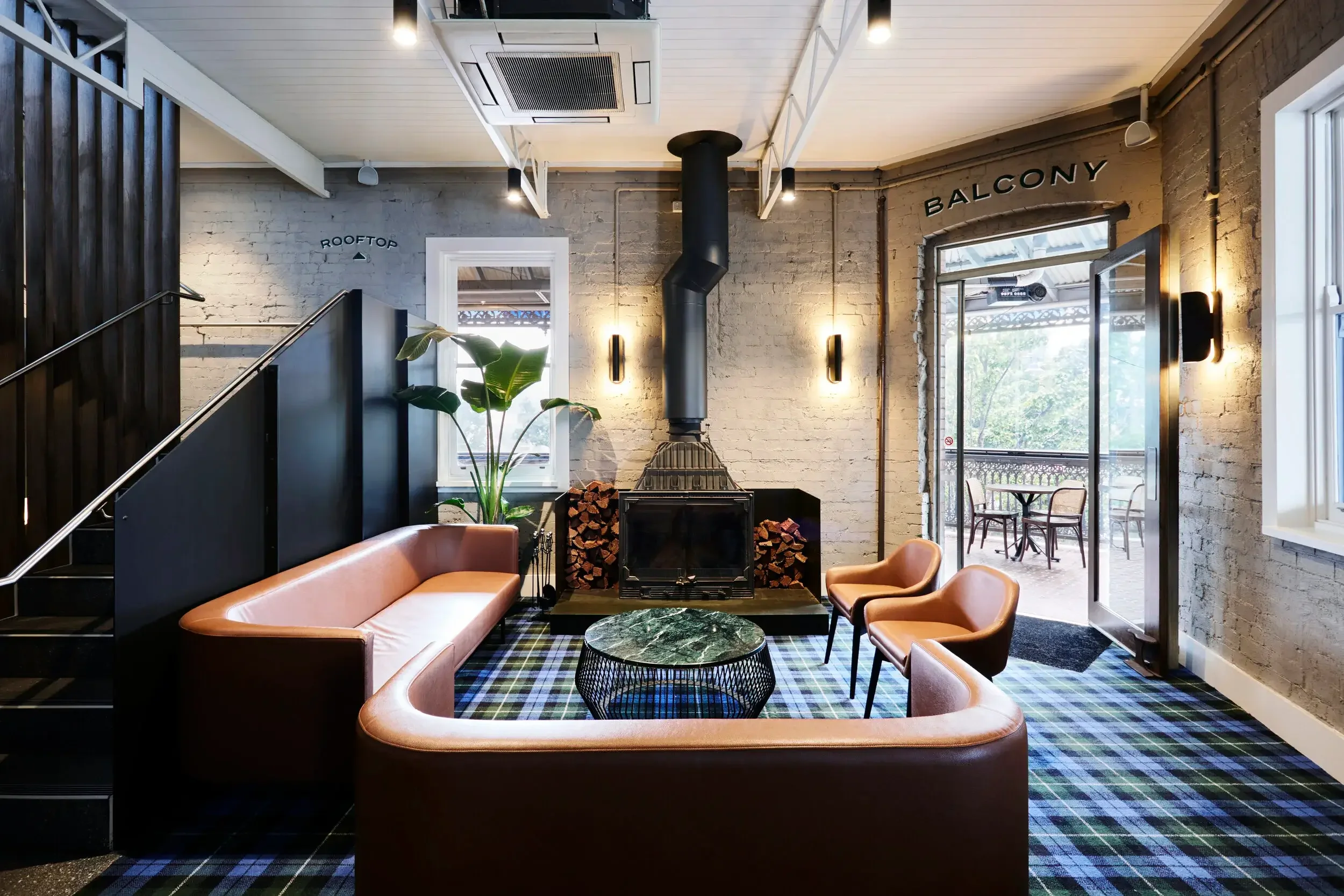 Modern Lounge Area at Hobsons Bay Hotel