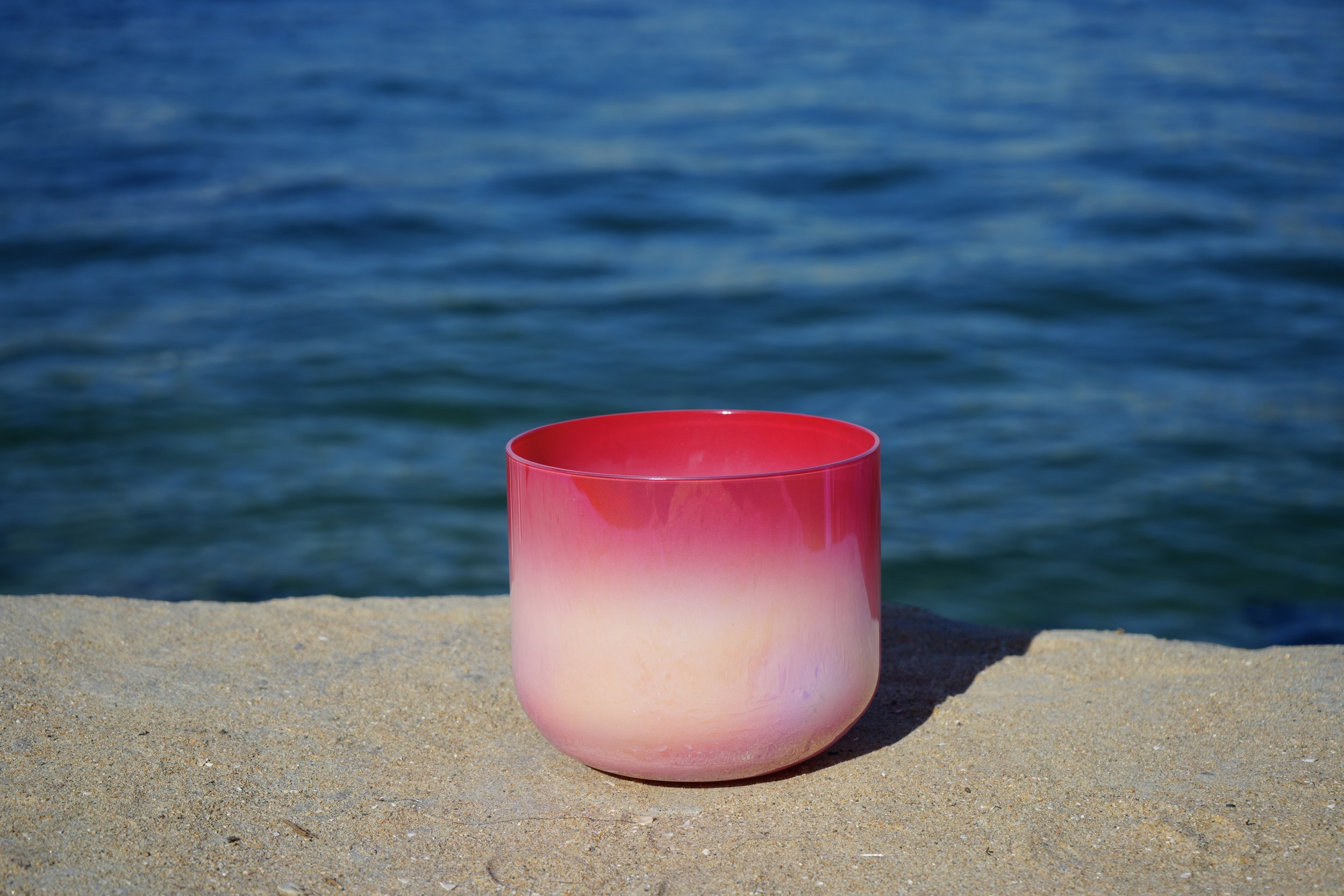 Moonblush: 8” D4 • 440Hz |  Premium Thick-Walled Bowl