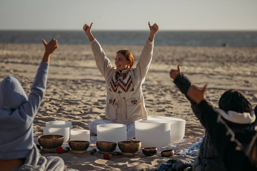 Full Moon Beach Sound Bath Venice Beach Los Angeles — Wakeupdreamer