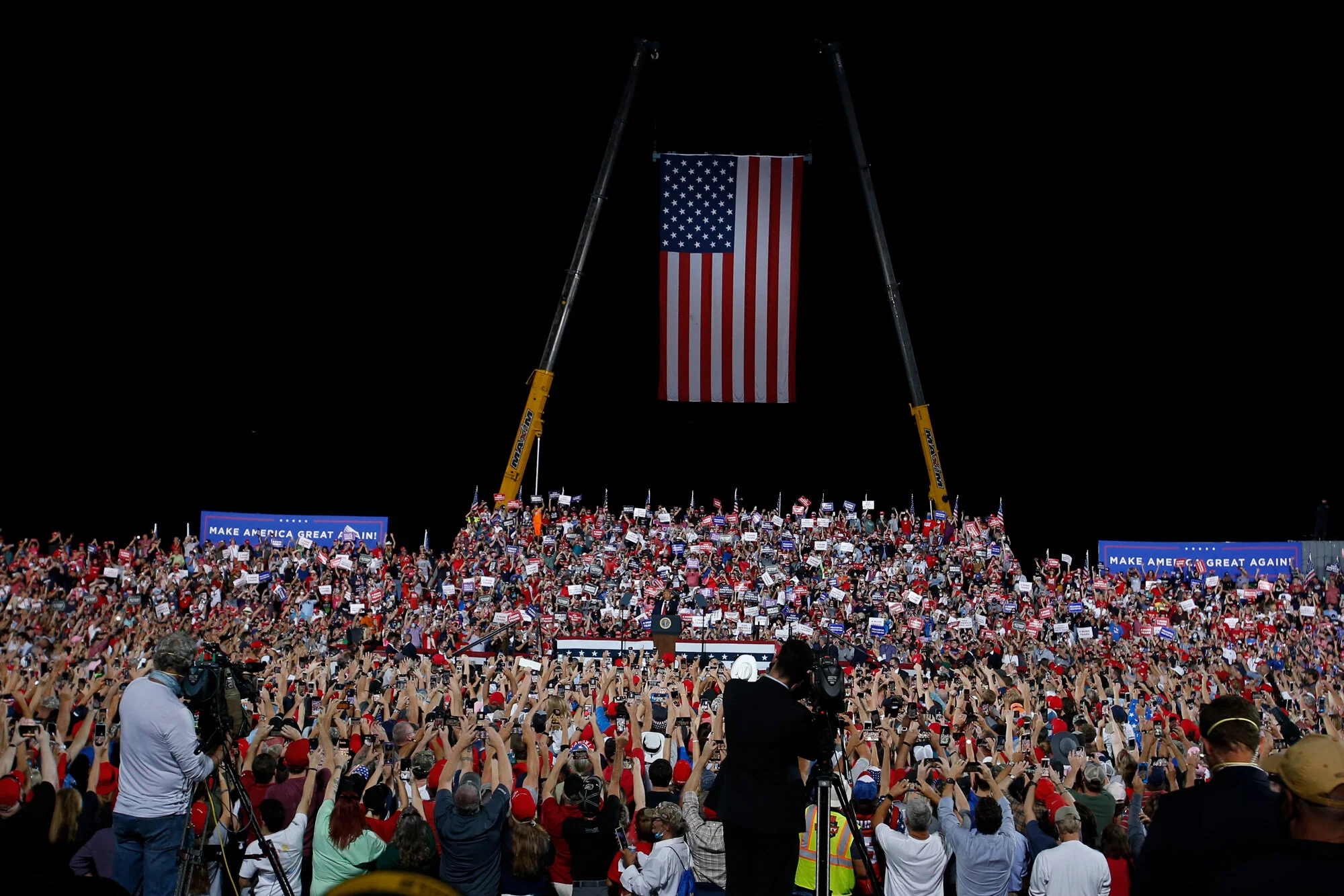 2 people who attended Trump's rally in North Carolina have tested positive for coronavirus