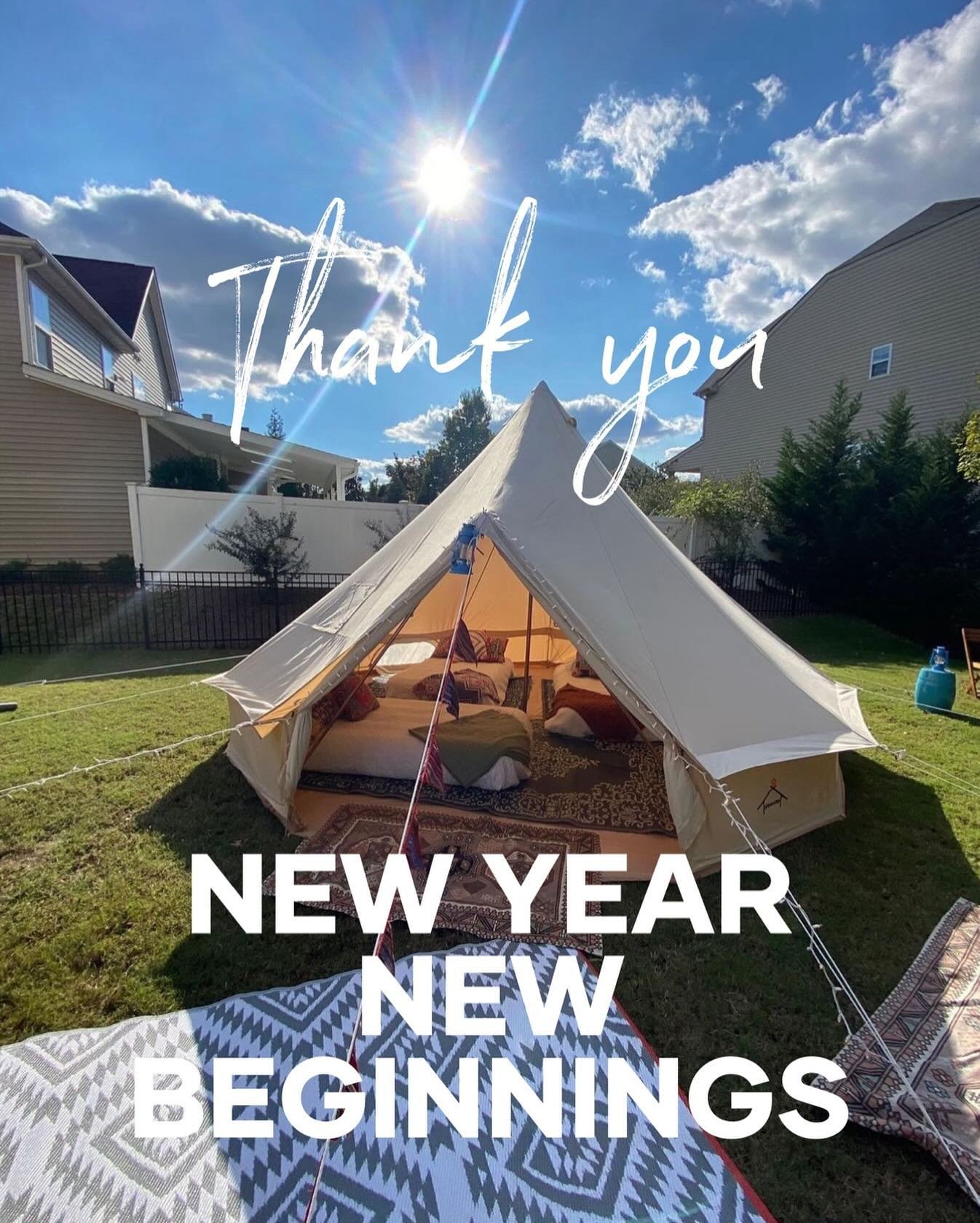 PLEASE READ: Four years ago, amidst the pandemic, I ended my career of working in offices and started a new business, Glamp Raleigh. Through this experience, I was able to continue special moments that otherwise may have not happened. And they were f