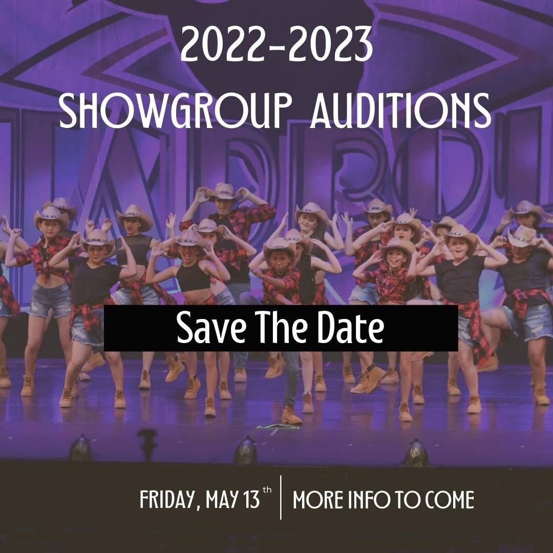 🚨SAVE THE DAY🚨
2022-2023 Showgroup Auditions are Friday May 13th, 2022!!! 
More Information to come!
&bull;
&bull;
&bull;
#SFSDC #SFSdancecenter #SFSDCkeepdancing #SFSdanceSTRONG #SFSdanceFAMILY #40thdanceseason