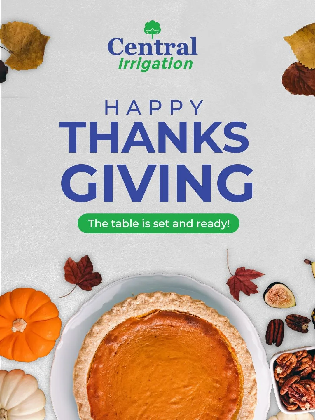 Thankful for the fields, the farmers, and the water that keeps it all growing. Happy Thanksgiving!