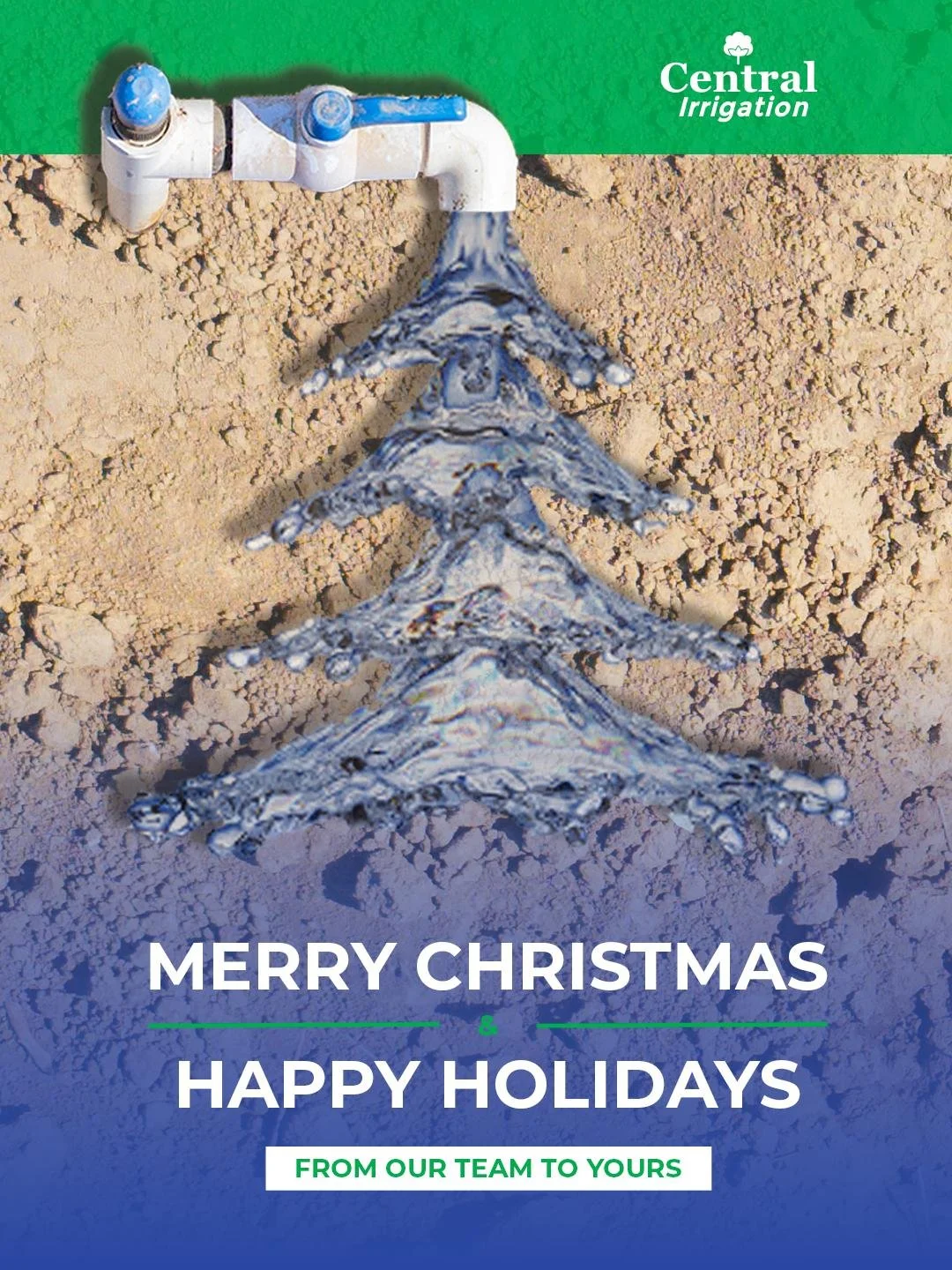 Merry Christmas from the Central Irrigation team!💧🎄