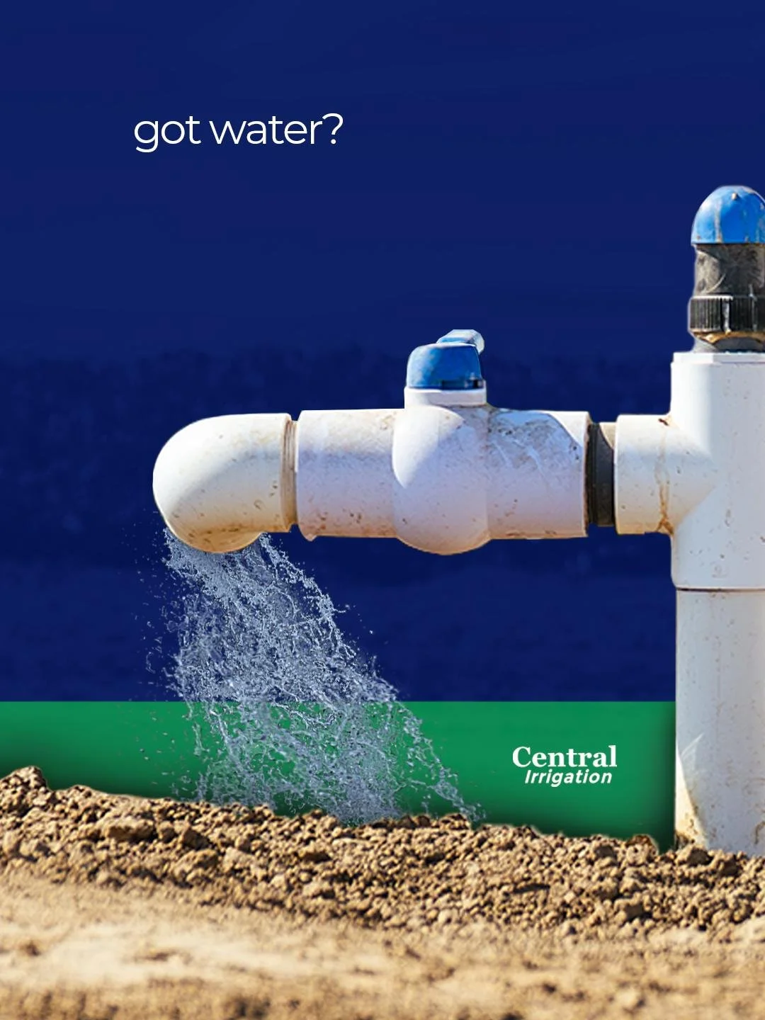 Need water? We can help

#NeedWater
#WeCanHelp
#CentralIrrigation
#IrrigationSolutions
#WaterWhenYouNeedIt
#AgIrrigation
#FarmWater
#ValleyAg
#CentralValleyAg