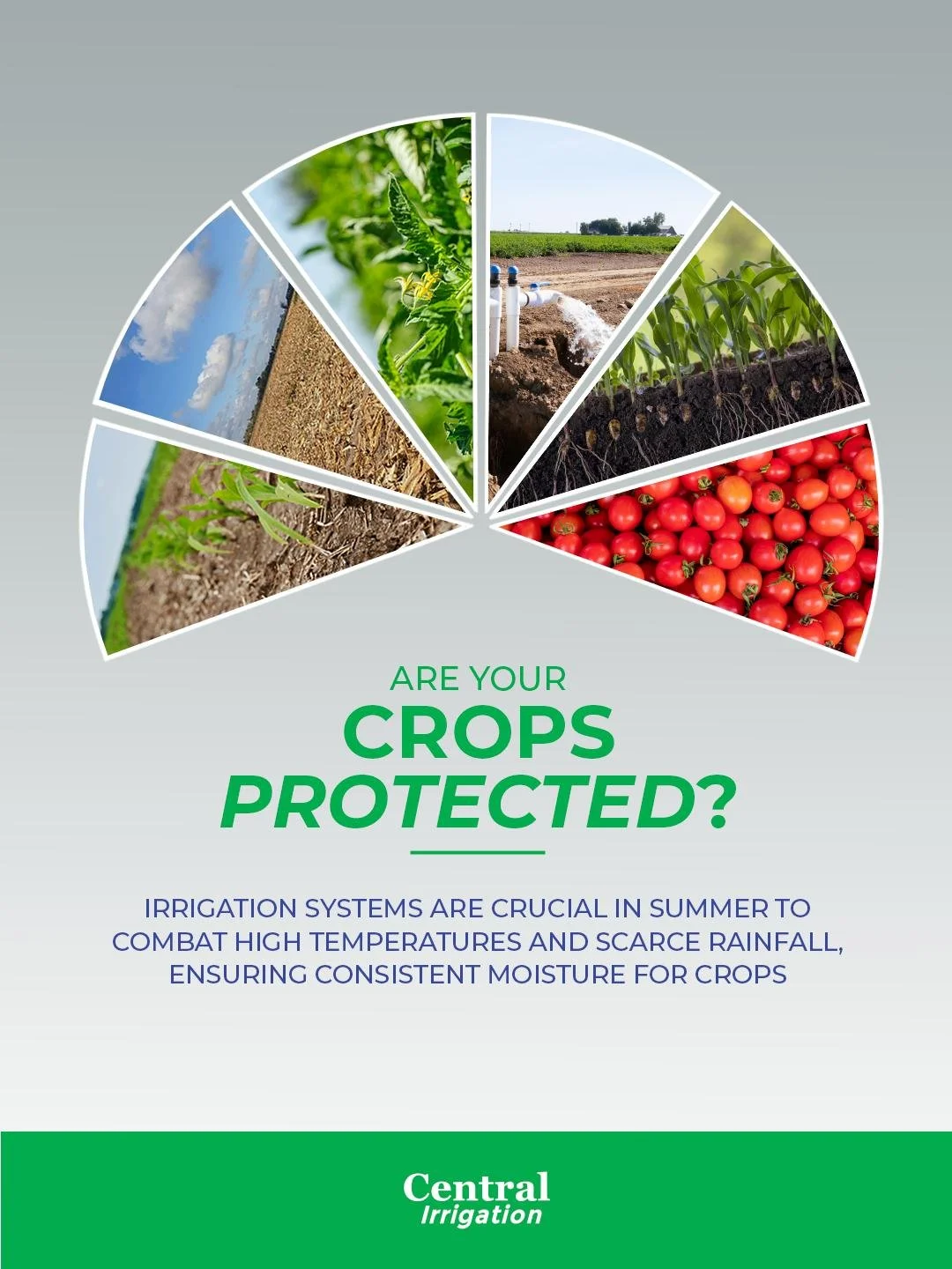 Are Your Crops Protected This Summer? ☀️💧
Proper irrigation helps:

✅Prevent crop failure
✅Protect against drought
✅Improve water efficiency
✅Increase yield &amp; crop quality

#SummerIrrigation #CropProtection #WaterEfficiency #AgIrrigation #WaterM