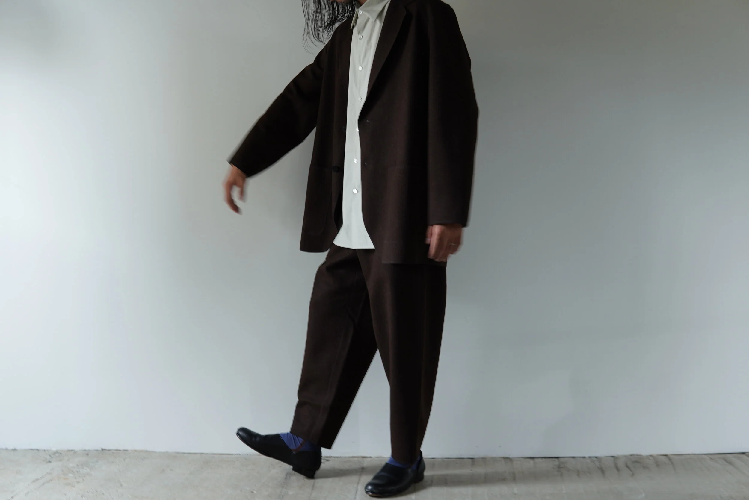 Cale / Natural wool felt 