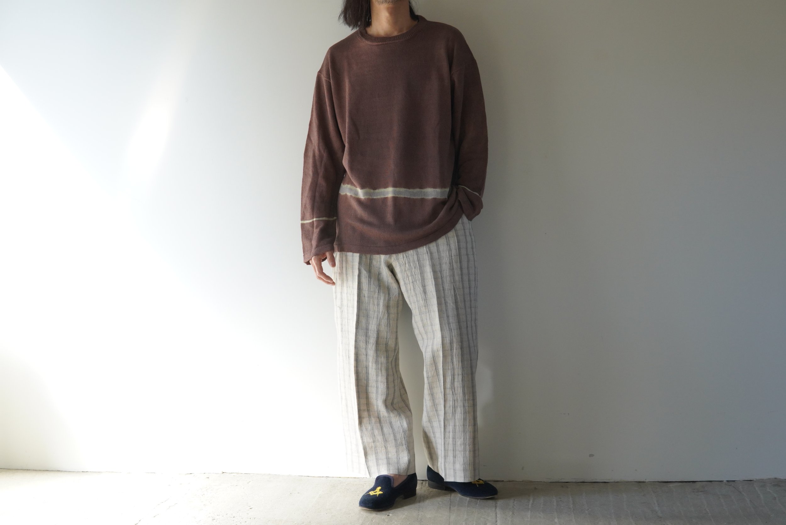 YOKO SAKAMOTO / KINT PULLOVER & SUIT TROUSER / 通販 MASU YOKO SAKAMOTO / KINT PULLOVER & SUIT TROUSER / 通販 MASU