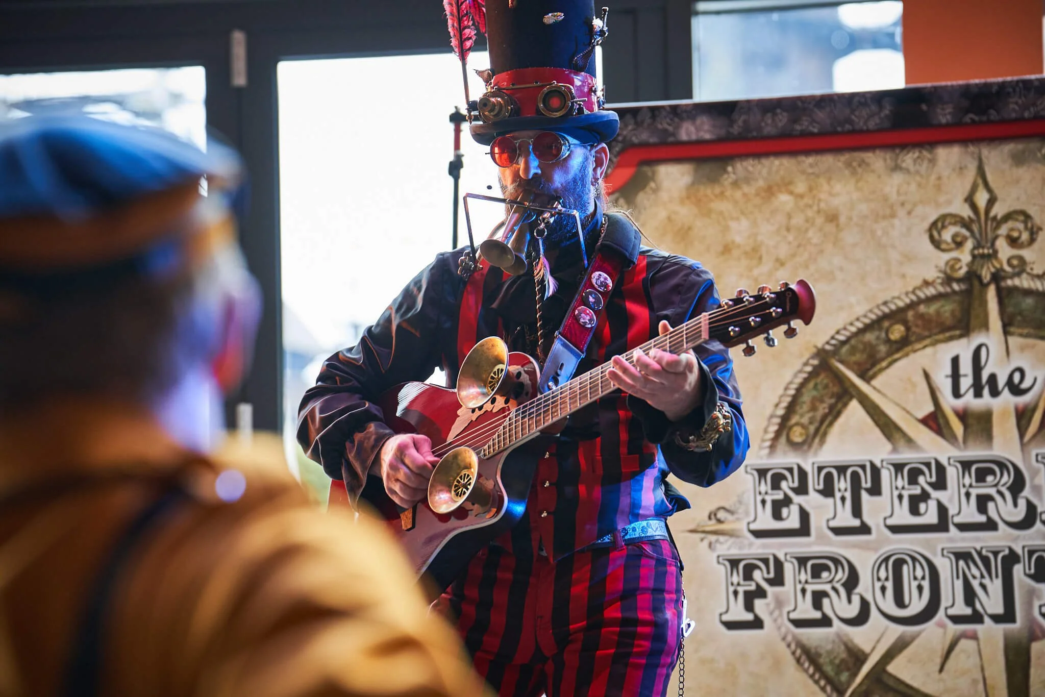 Lehigh Valley PA Event Photographer - Bethlehem Steam Fest Convention the geek grid studios the eternal frontier red stripes.jpg