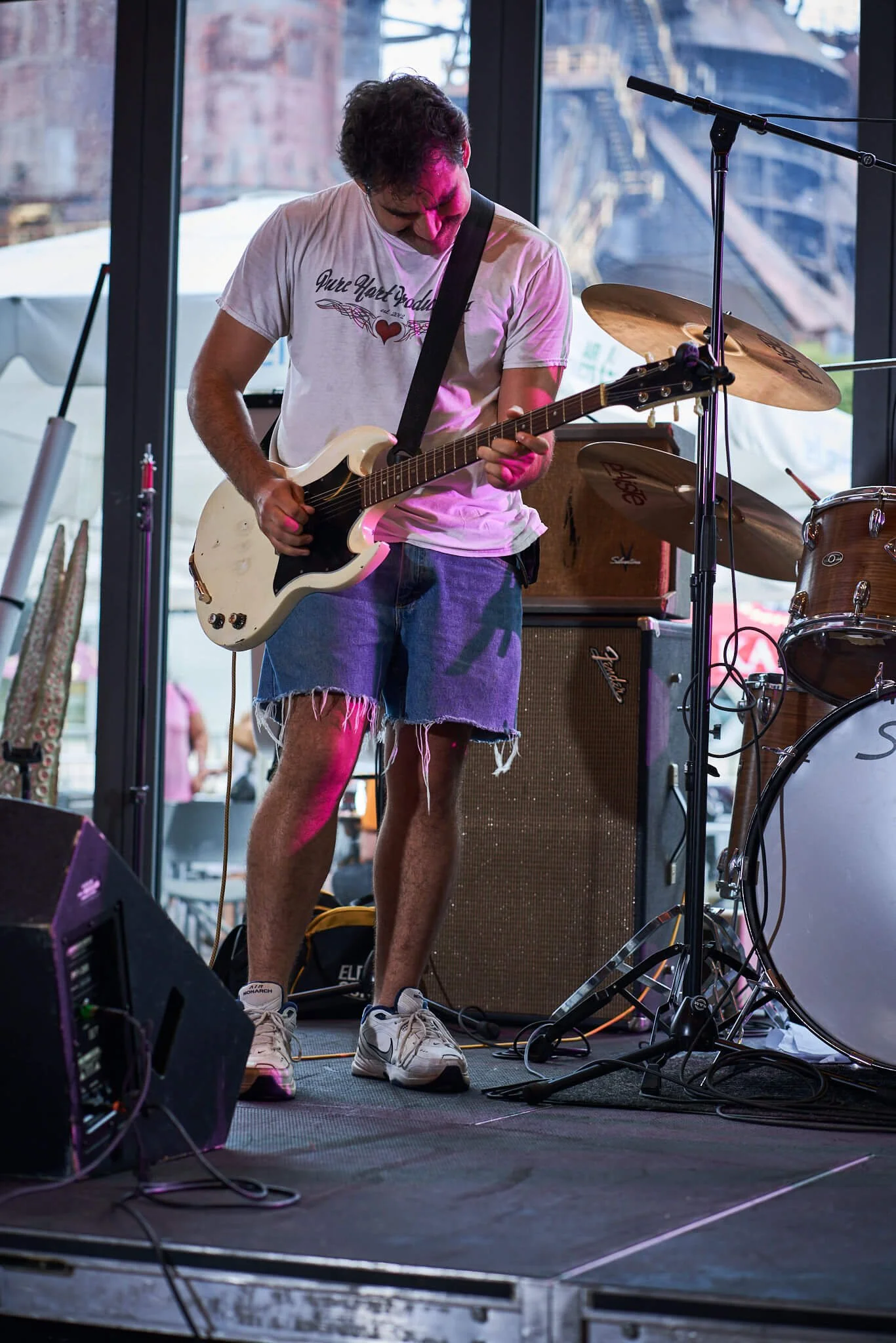 Lehigh Valley PA Event Photographer - Bethlehem Steam Fest Convention the geek grid studios michael wesley scott band rocking out.jpg