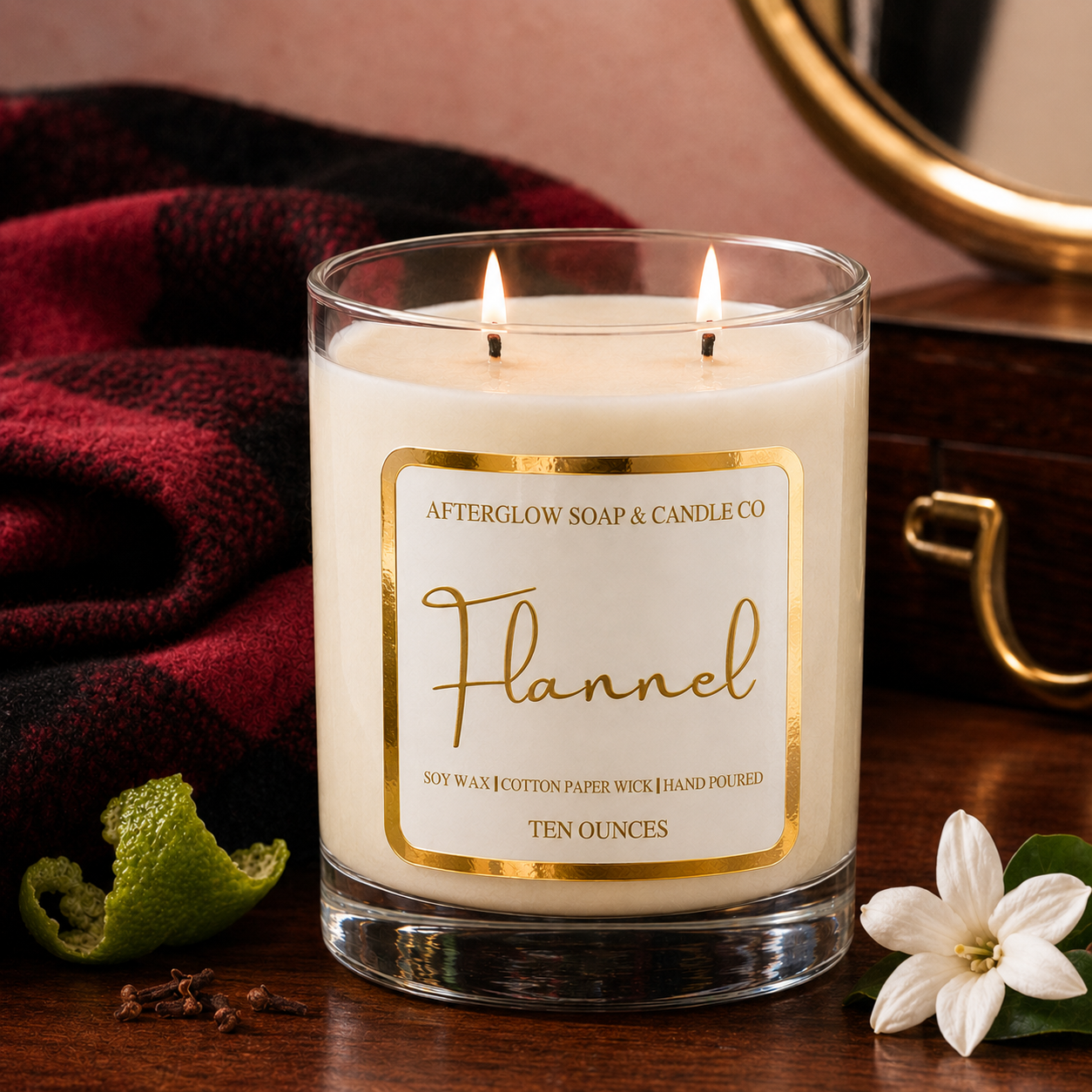 Flannel Candle