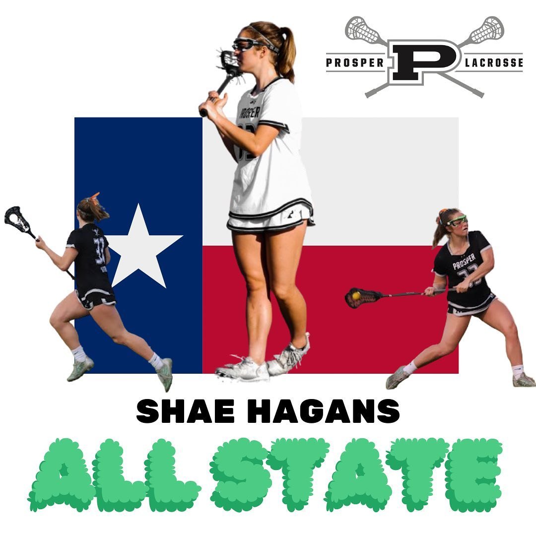 PLAX&rsquo;S SHAE HAGANS ALSO GOT ALL STATE!

Shae currently stands at: 
490 goals 
679 draw controls and 
129 assists
 In her Hs career 

#plax #seeyouatstate
