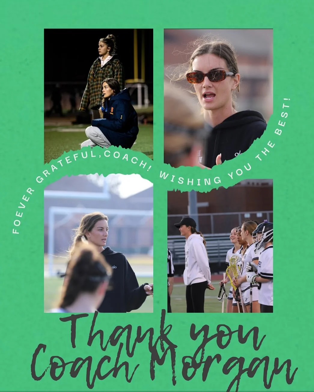 Thank you Coach Morgan! ❤️✌🏼